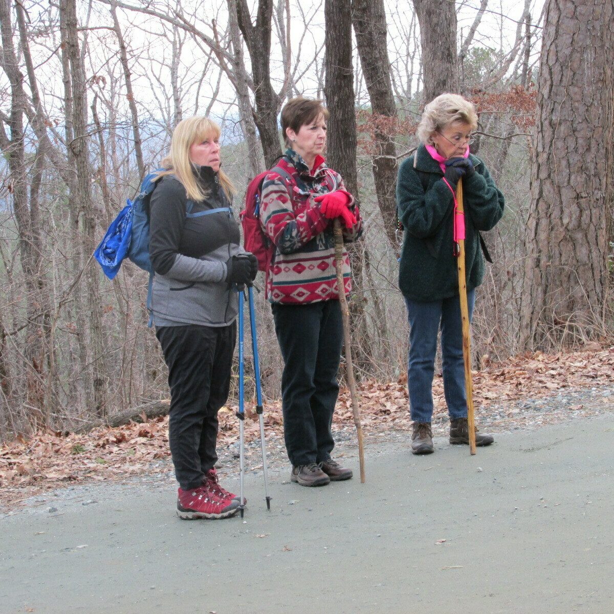 Oh, here are the ladies.  Beth, wake up! Time to go!