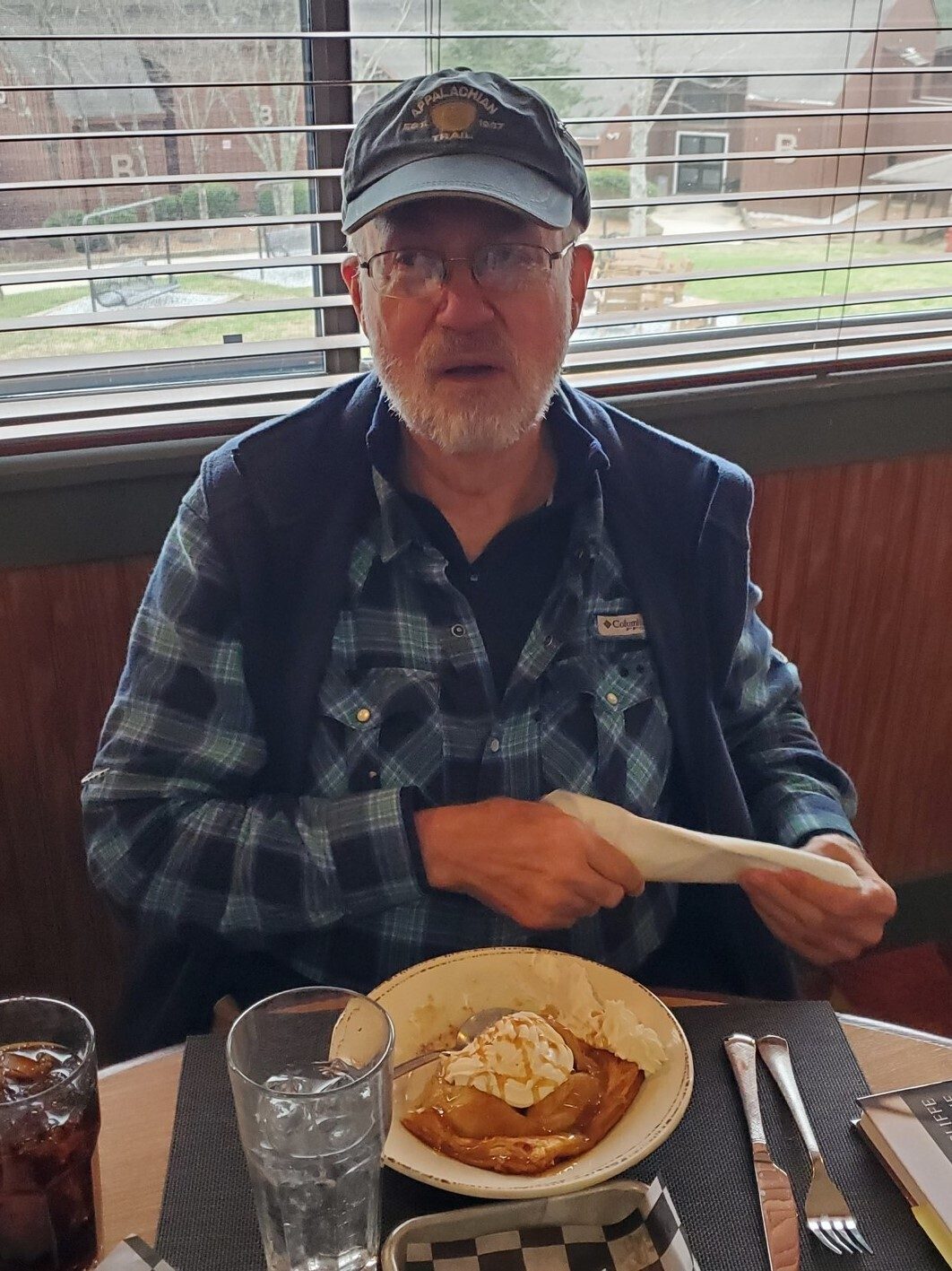 So it was the last piece of apple strudel.  Let them eat cake!  And, we did!