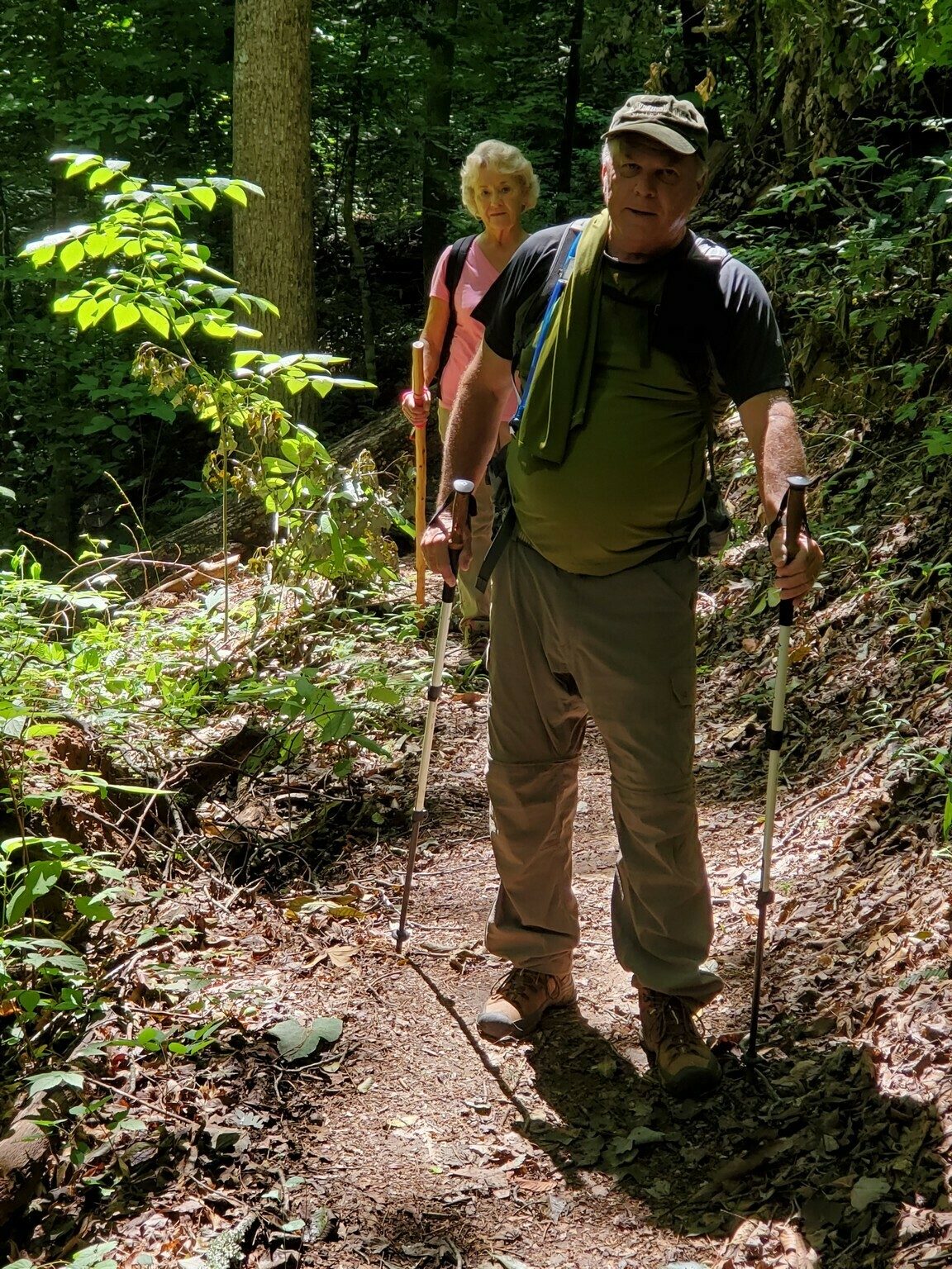 John and Beth on the AT.  Come on Mike, get with it!