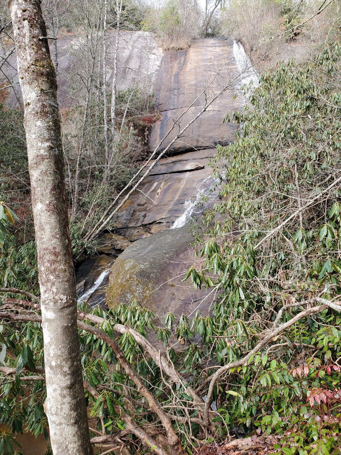 The 60-foot Wilderness Falls towards the end of the hike.  Not a lot of water today.  It would be something to see just after a good rain.