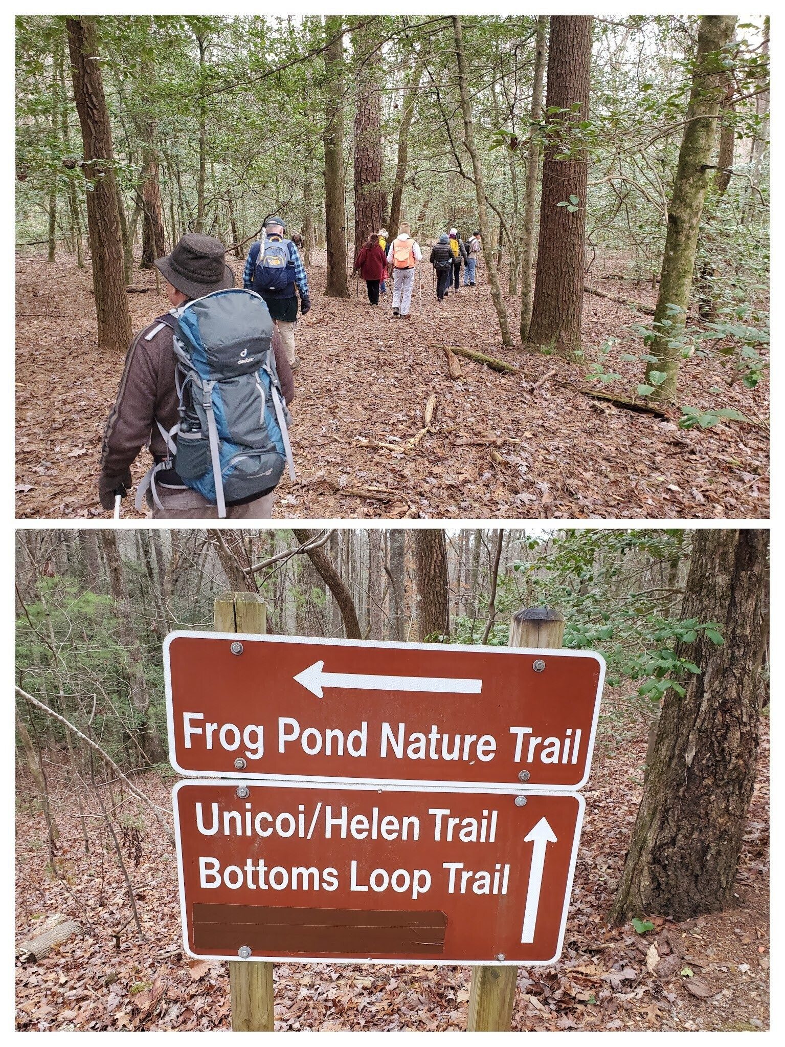 We took both these side trails on our way back and thankfully,  no rain this year!