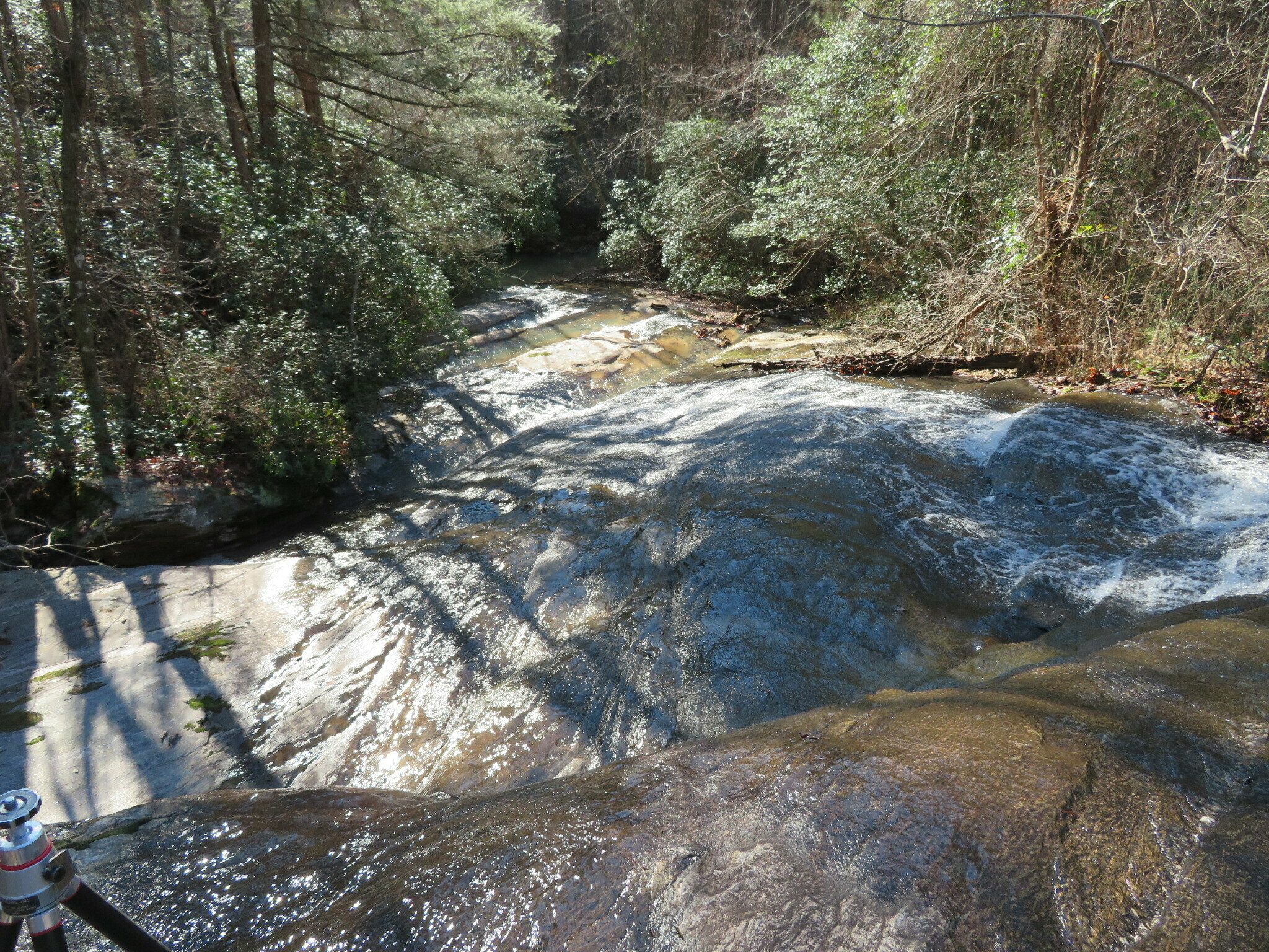 I did it again . . . a photo from the top of Mary Steele Falls rather than hiking down to get a shot up the falls.