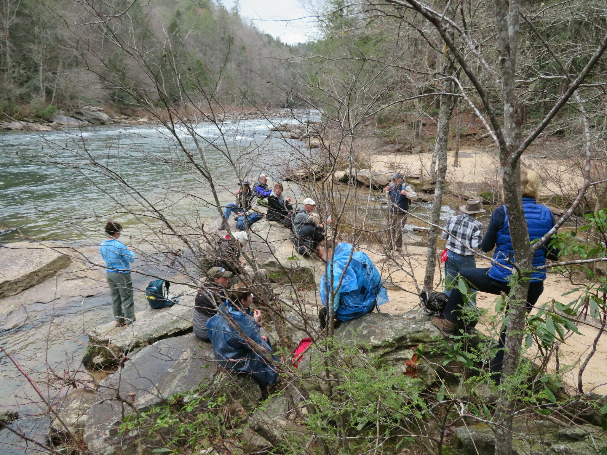 A nice place for lunch along the Chattooga.