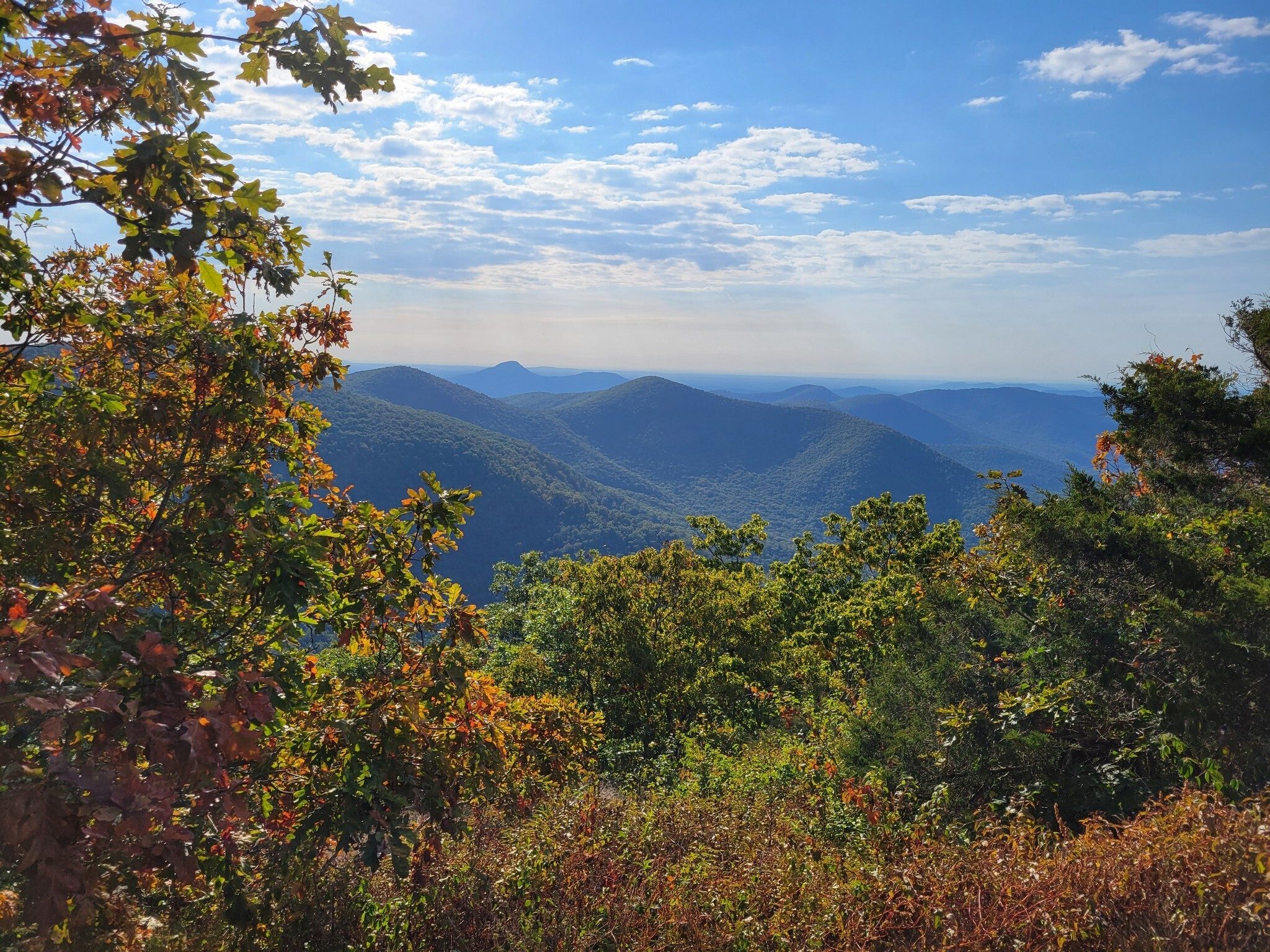 A beautiful view from the trail above Cowrock.