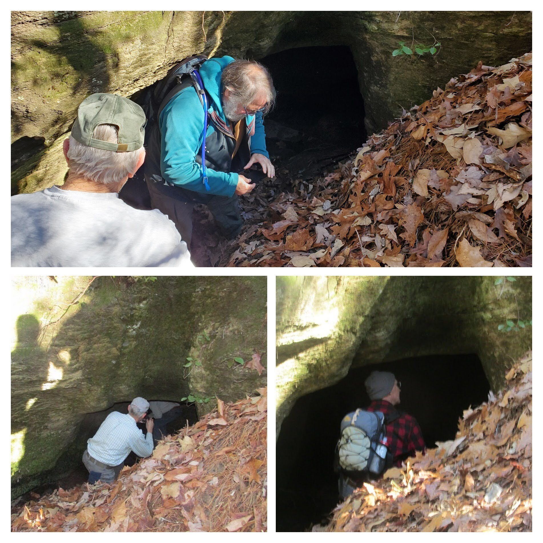 Waiting to go inside Roman's Den.