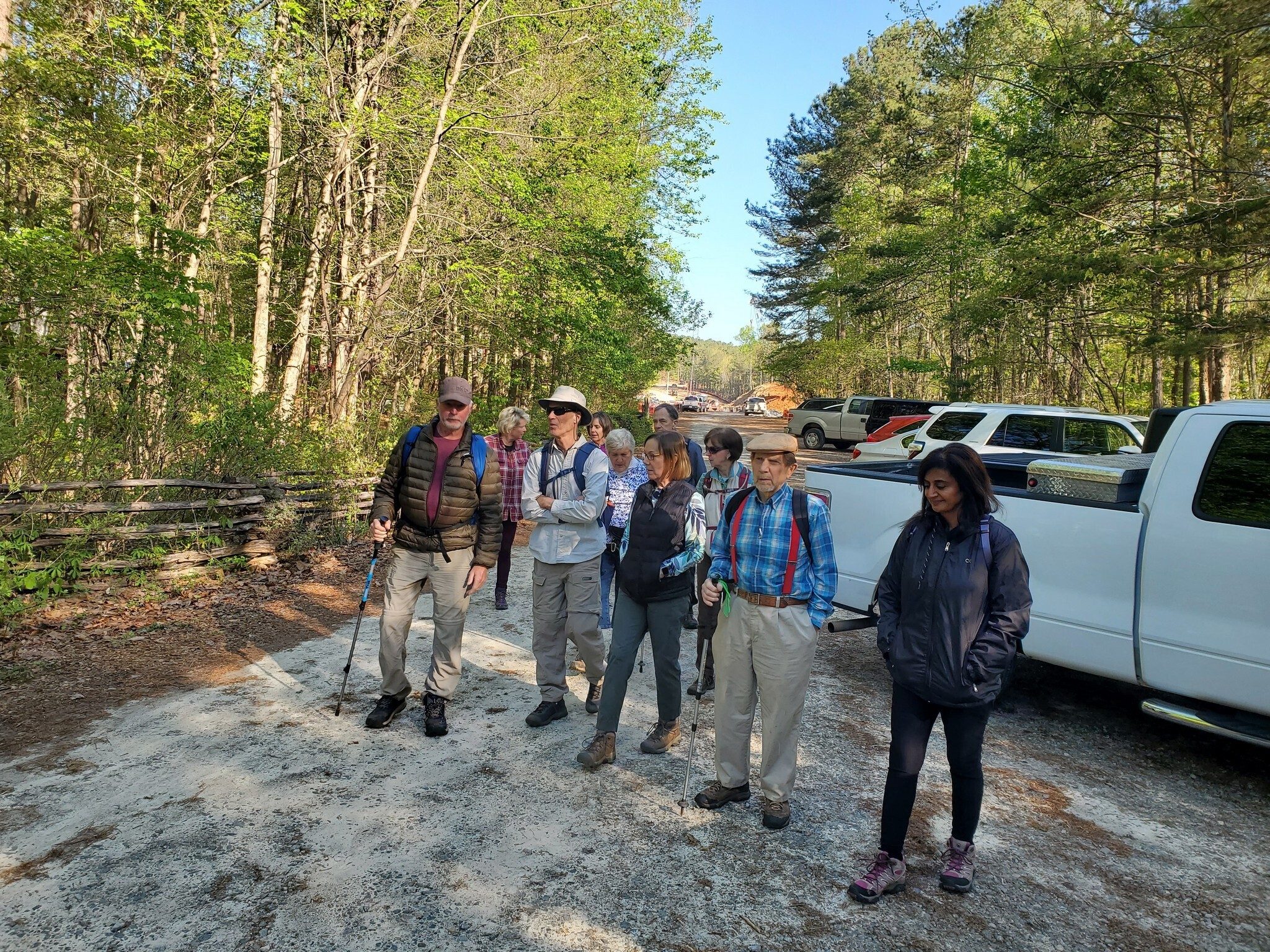 Getting started at the trailhead.