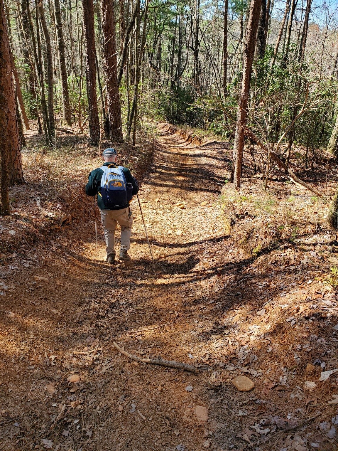 The last portion of the loop by Raper Mtn. is part of  a well-used ATV trail.