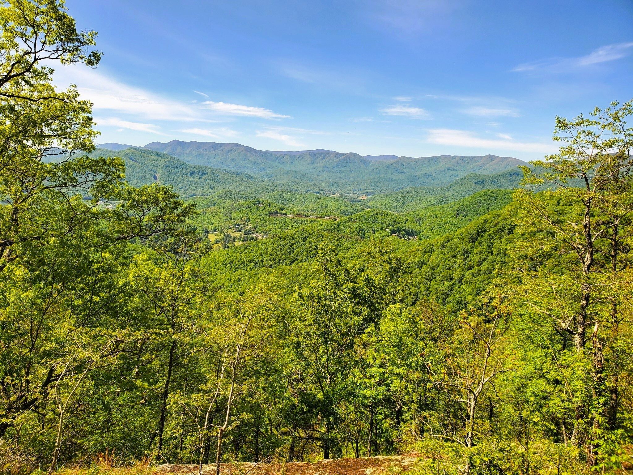 A panoramic view from William's Pulpit.