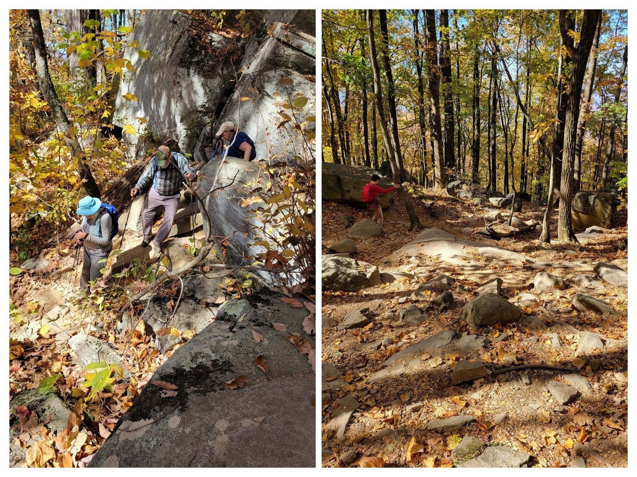 Some final challenges on the way back down the mountain.