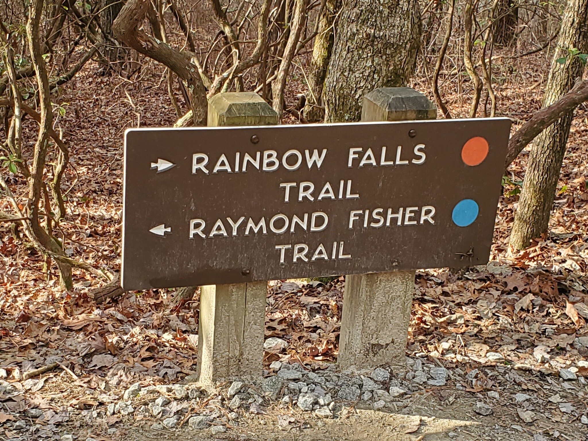 The main trails are well marked, but not to Windy Falls .