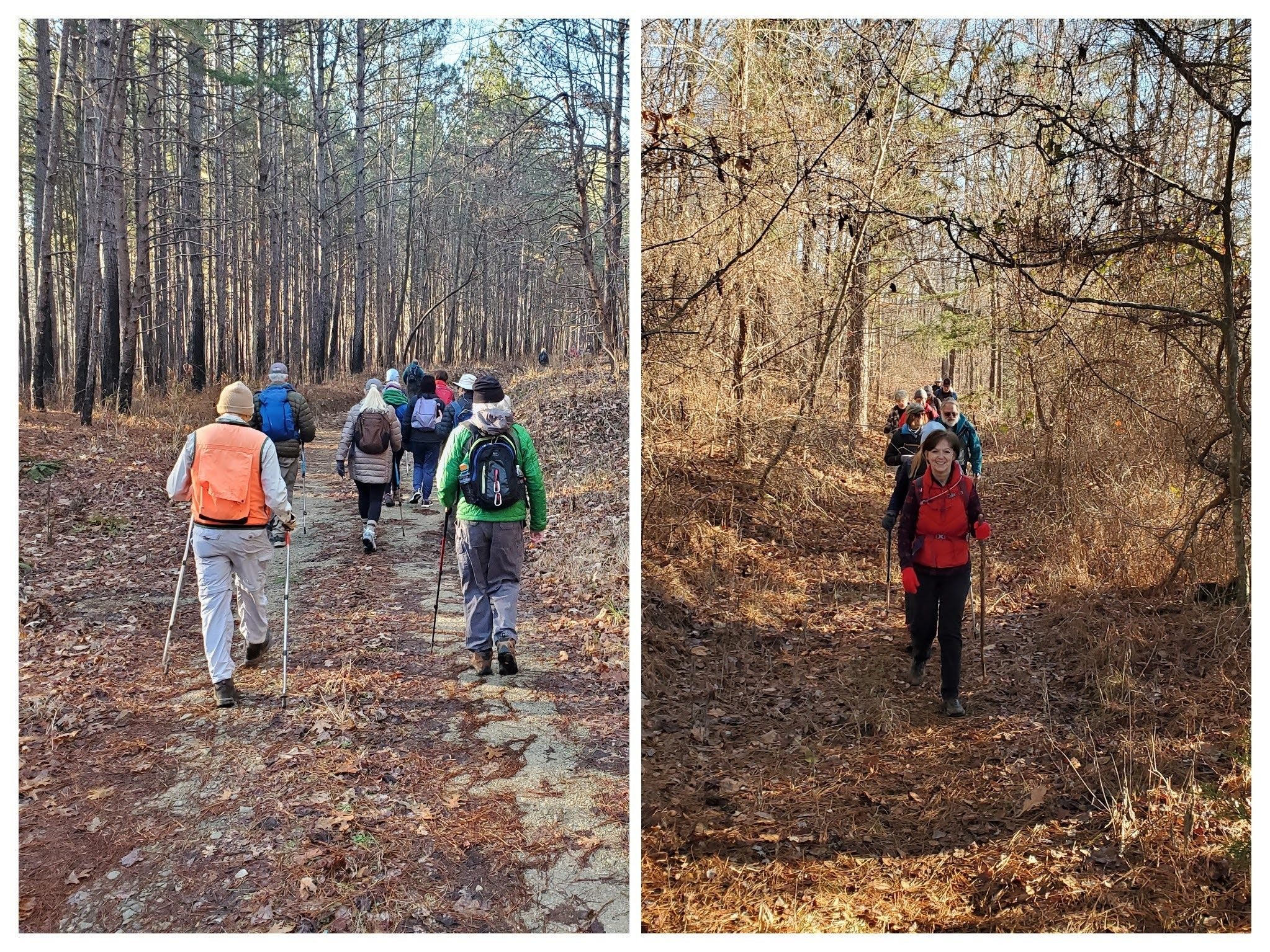 The first section of the trail is along Lathan Road later transitioning to a trail.