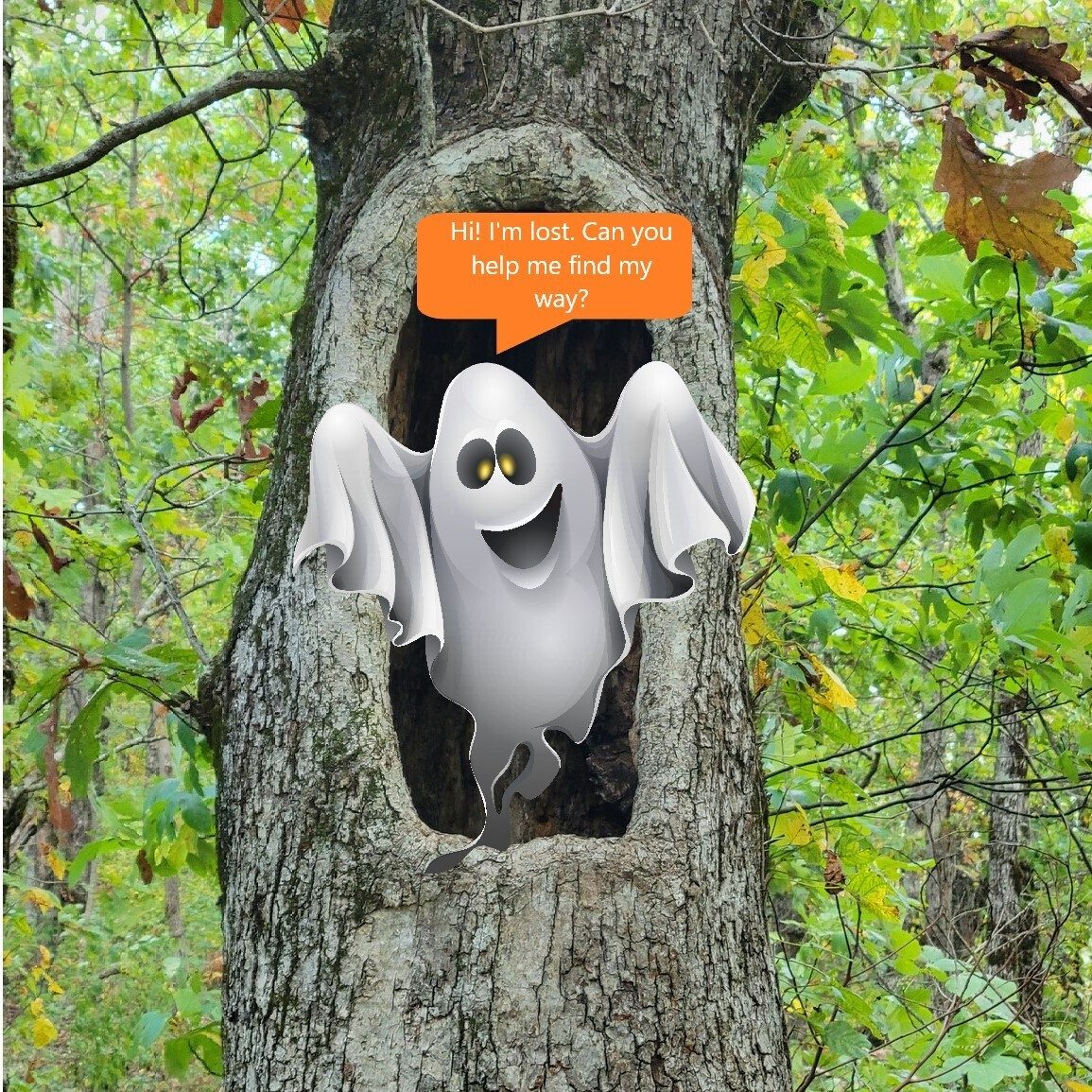 You never know who you will meet on the trail!