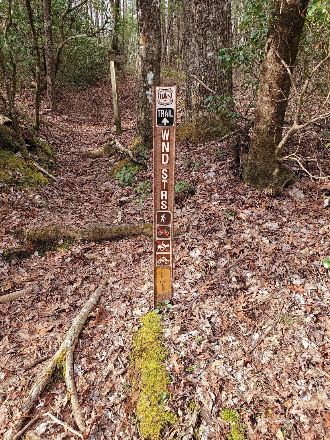 Well marked trailhead.
