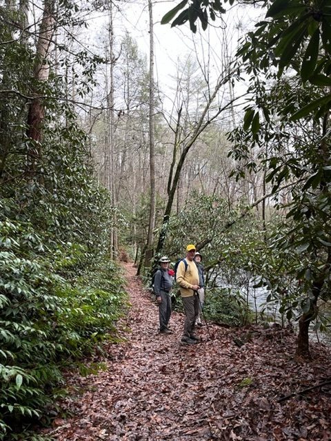 The trail along Smith Creek . . . very nice!