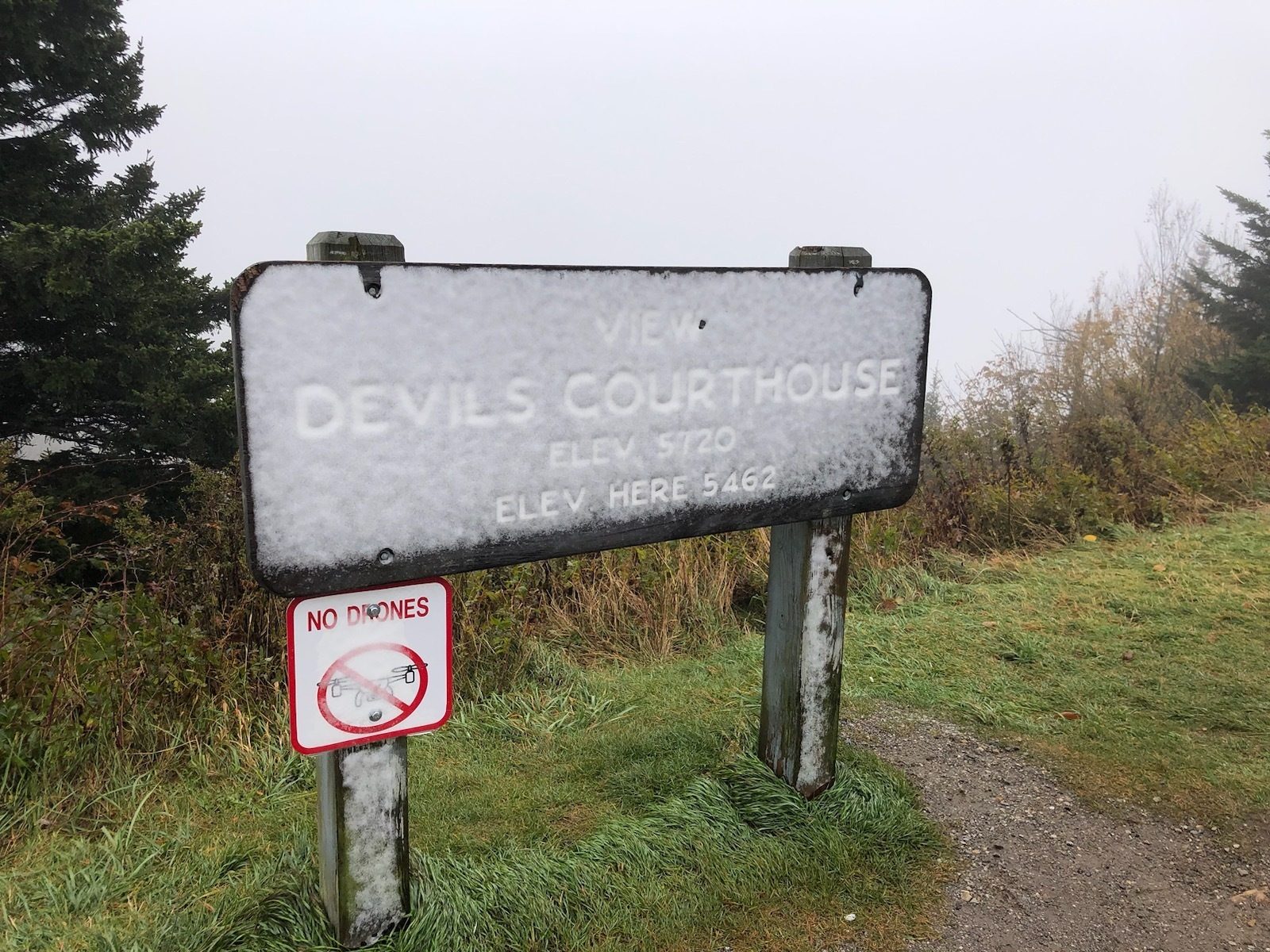 Looks like an icy and foggy start!  Photo by Heather Wall
