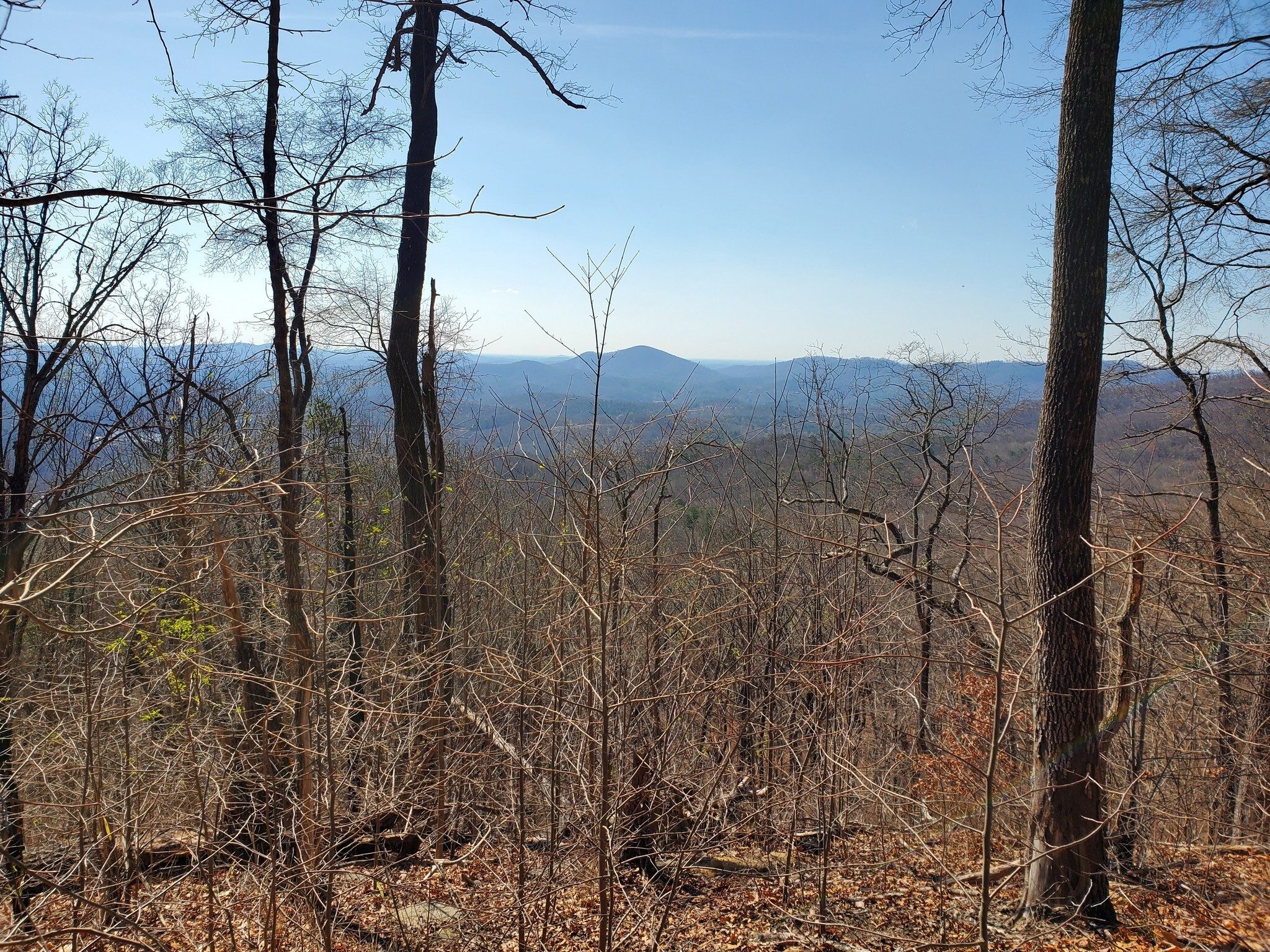 A first view of the valley and mountains to the southwest.