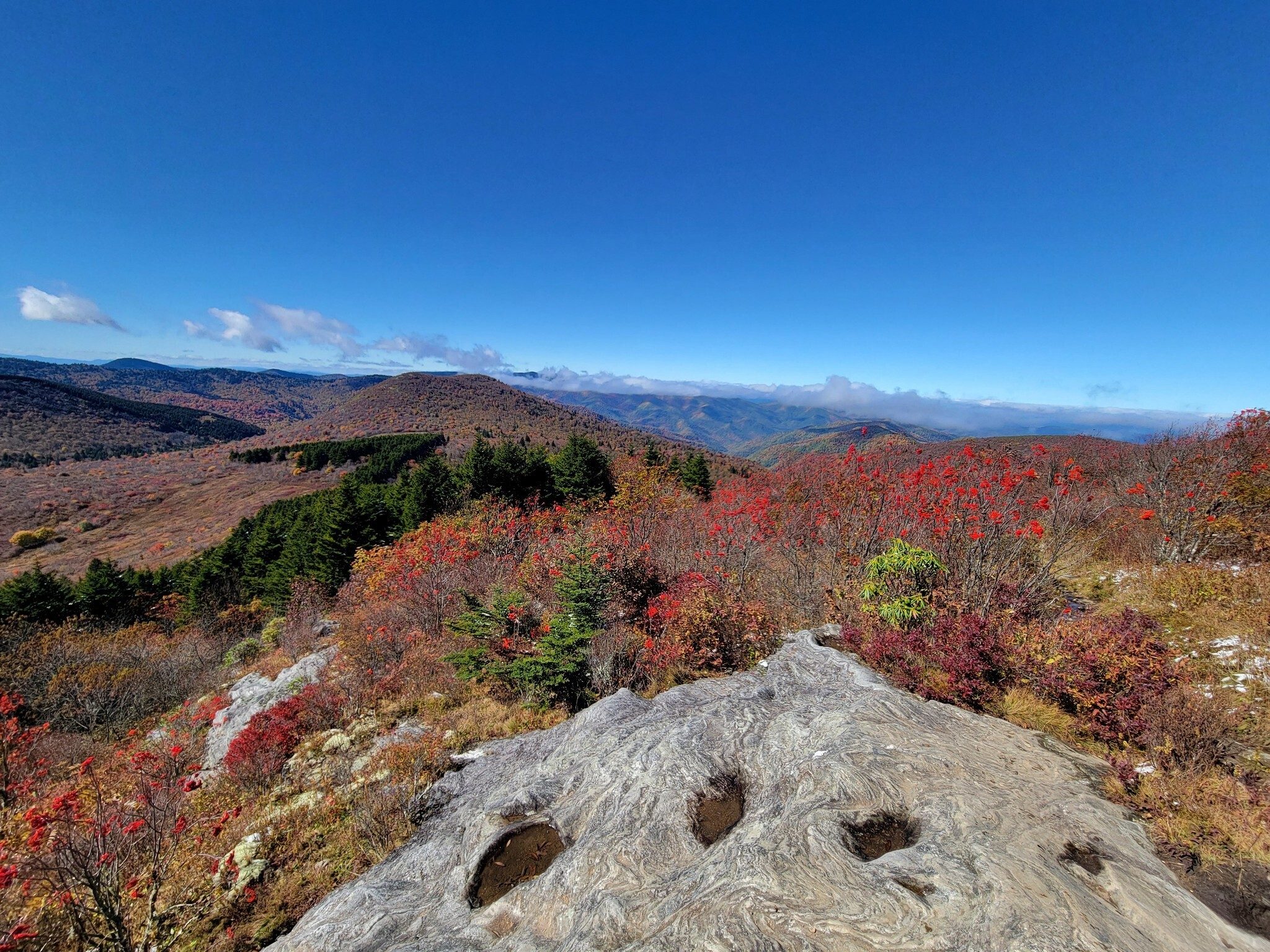 More great views as we head up the Art Loeb Trail to Black Balsam Knob.