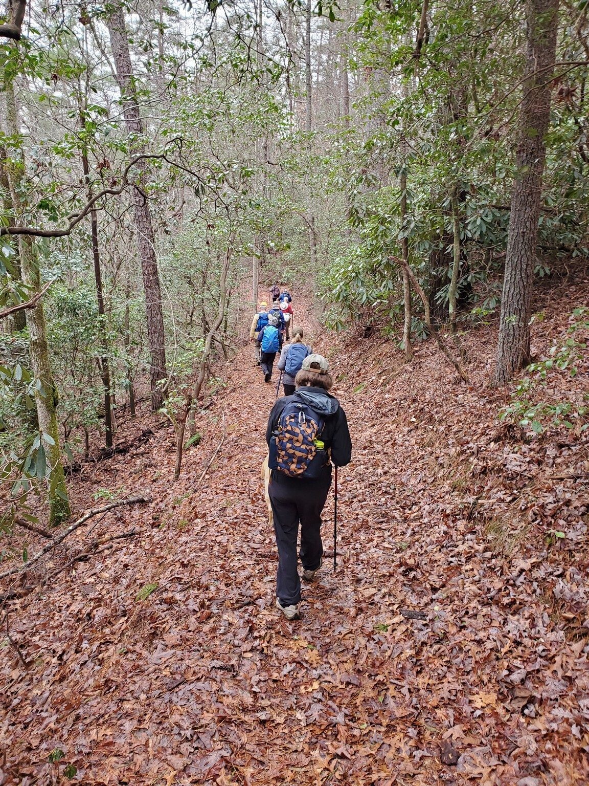 On the way back . . .  still a very nice trail!