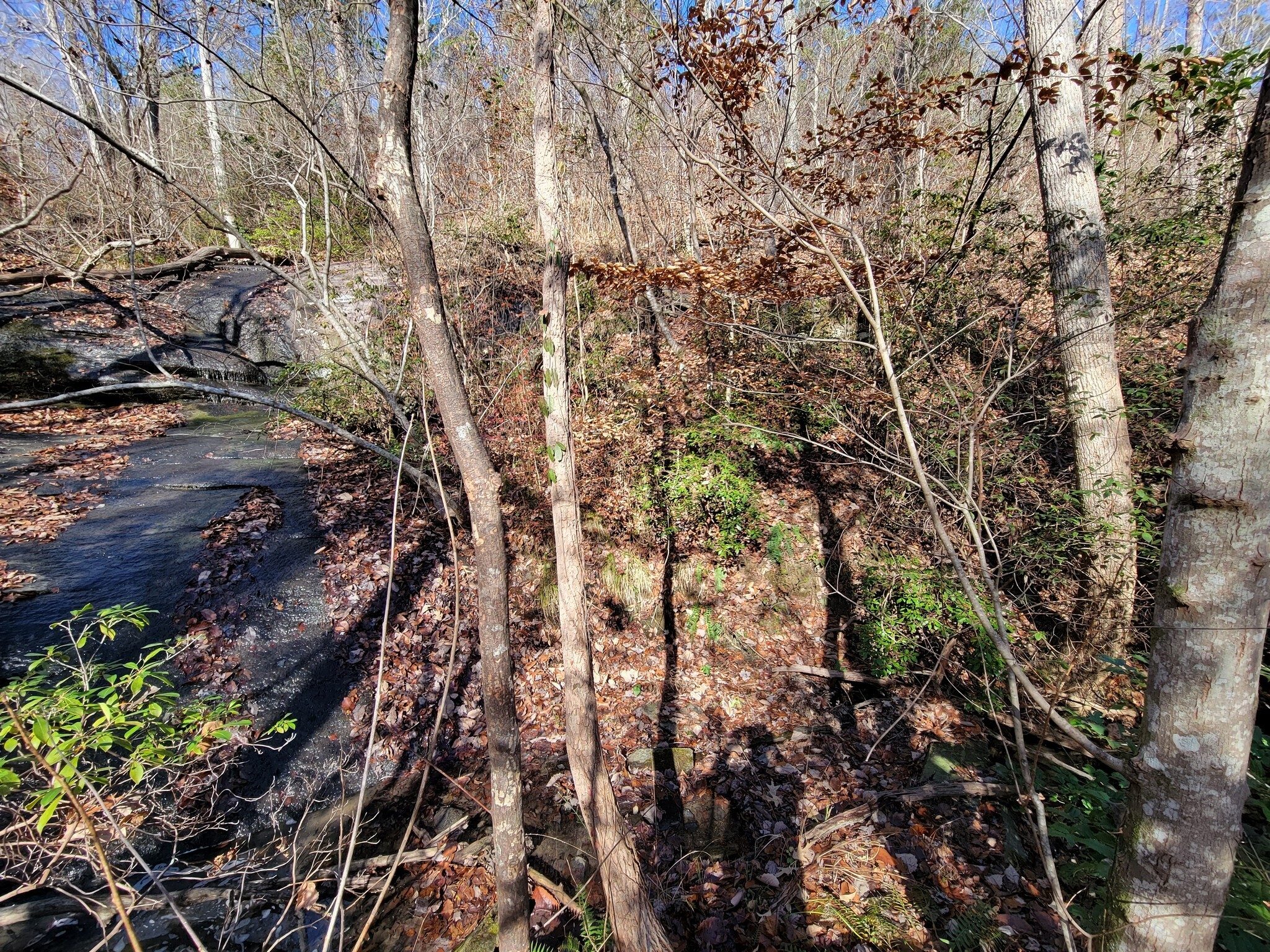 It's quite a scramble in and out of the bottom below Little Beauty Falls.