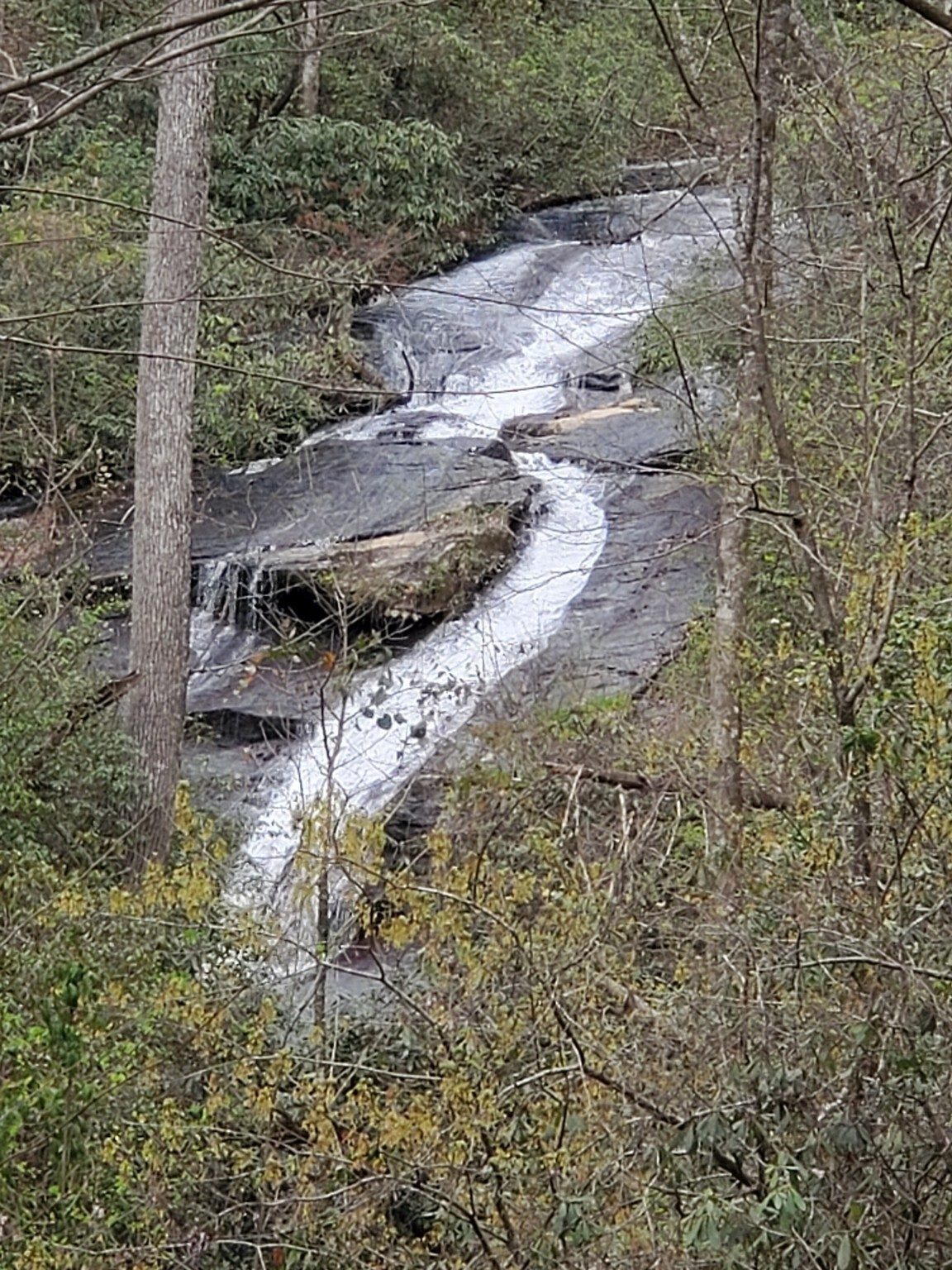Secret Falls was another steep side trail and while we could not get close to it, it was quite large and worth the effort.