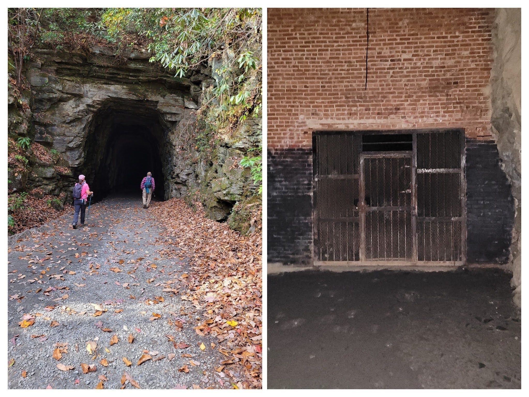 Shelia, Jack and Jane (not shown) took a few minutes to visit Stumphouse Tunnel.