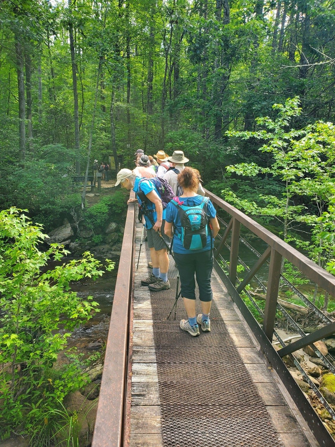 We cross over the Whitewater River onto the Foothills Trail.