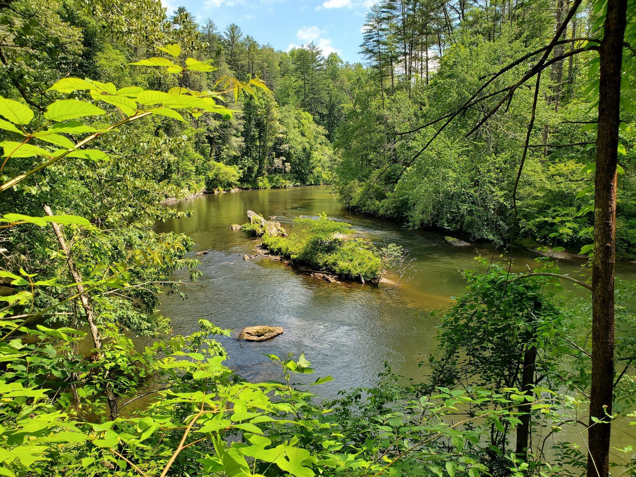 Last look at the Chattooga River on our way back.