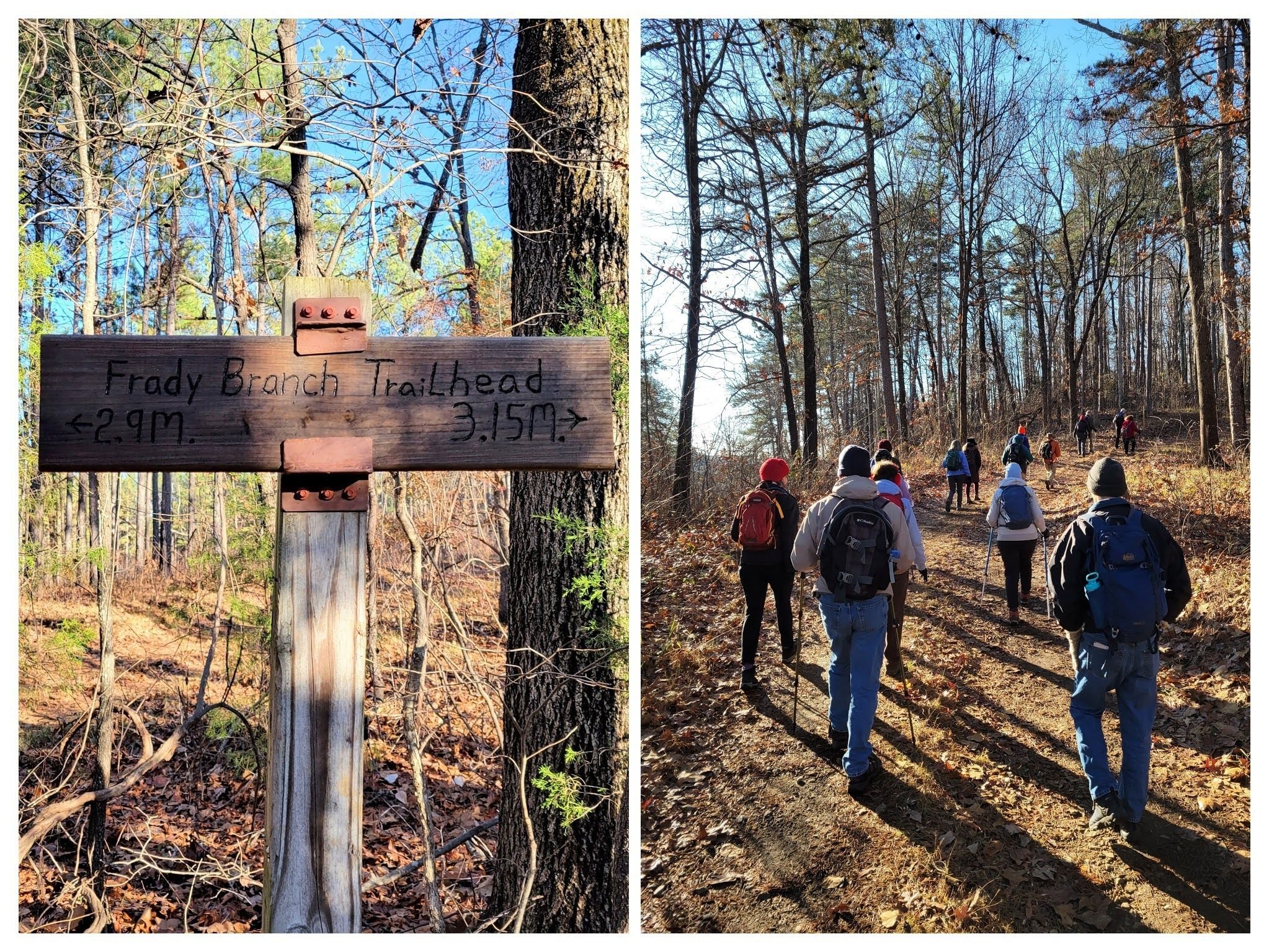 Headed up a familiar trail.