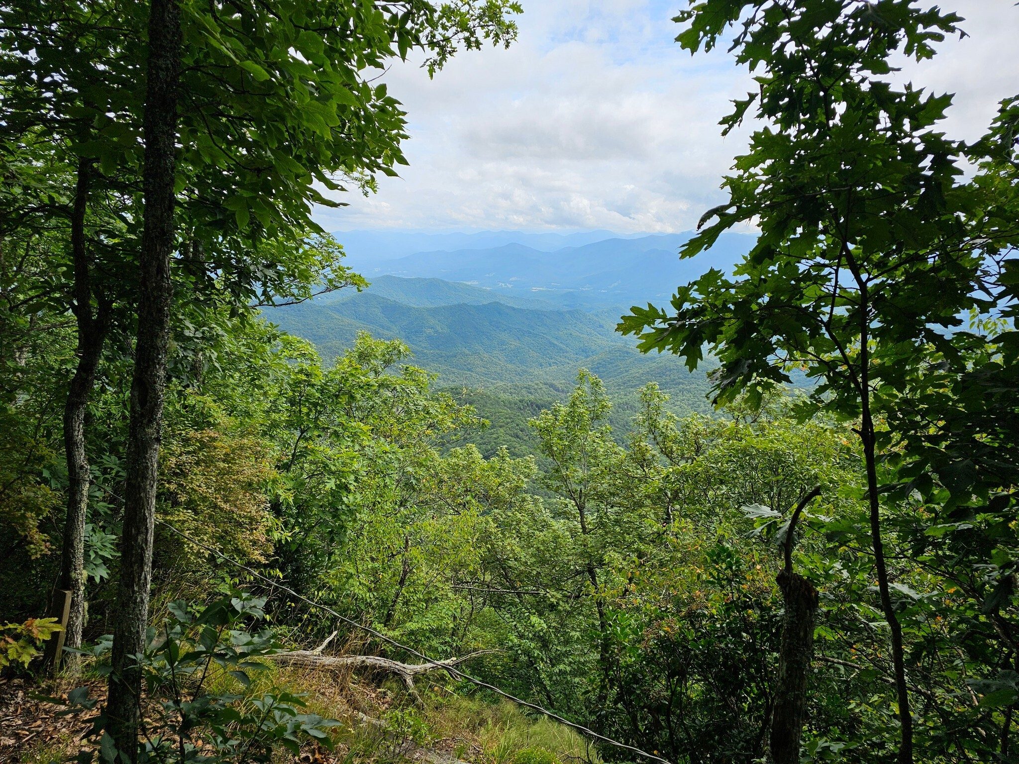 Another nice overlook off the AT as we near our transition to the Yellow Patch Trail.