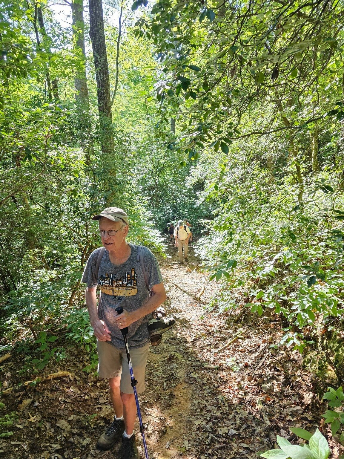 A few more uphills than we expected, but they were short.