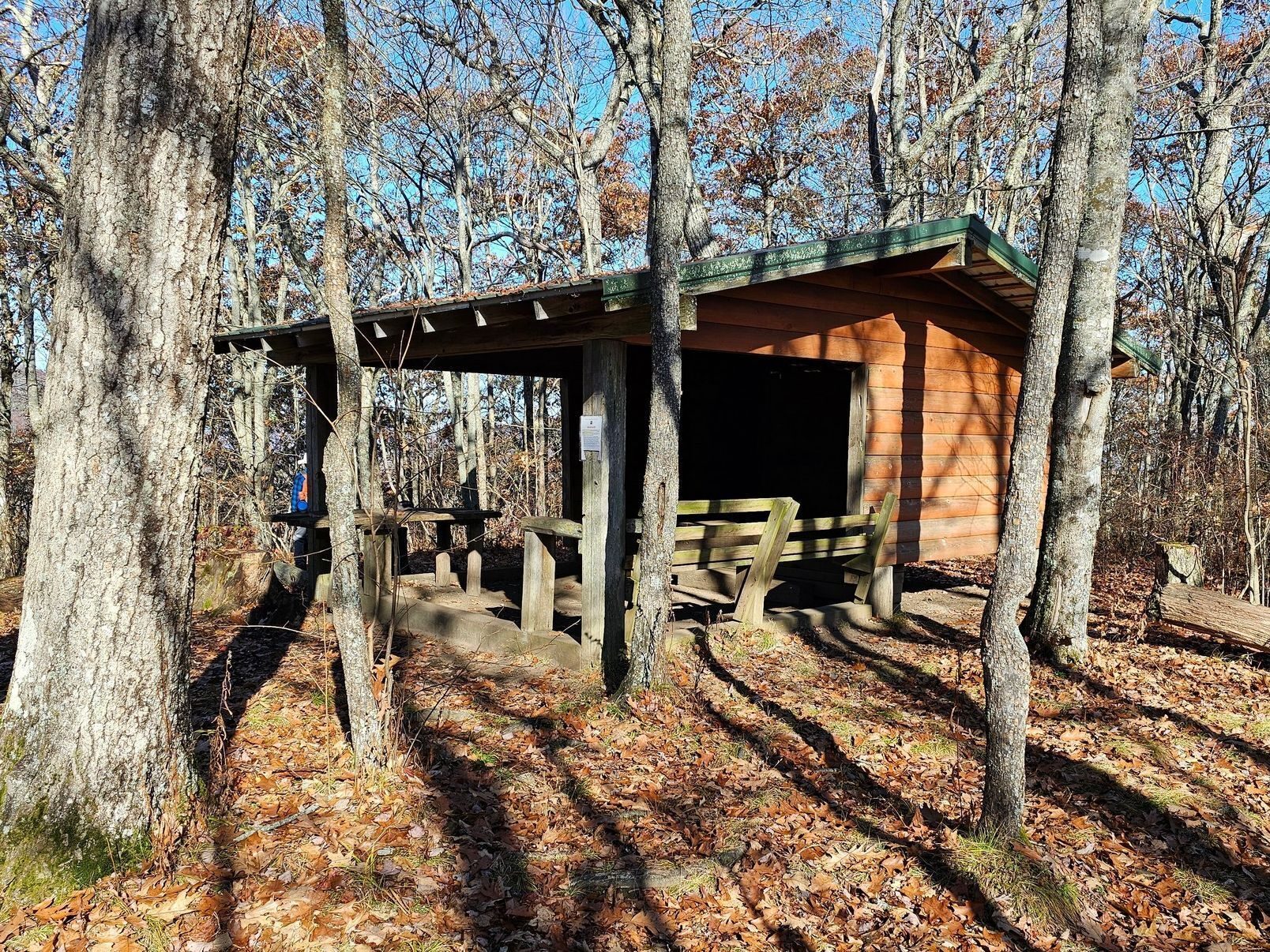We made a brief stop at the Standing Indian Shelter.