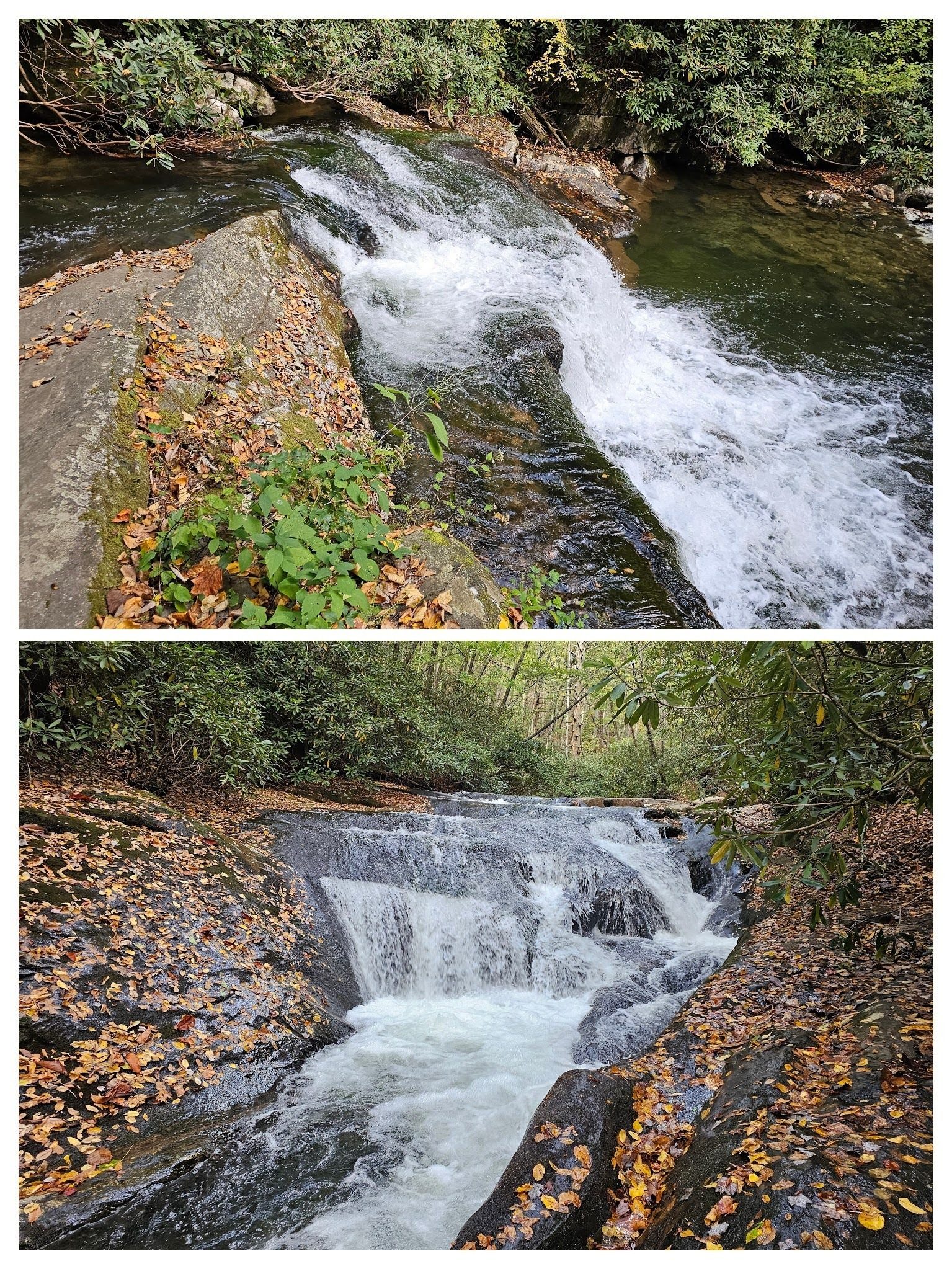 Nice views of Moccasin Creek along the way to the falls..