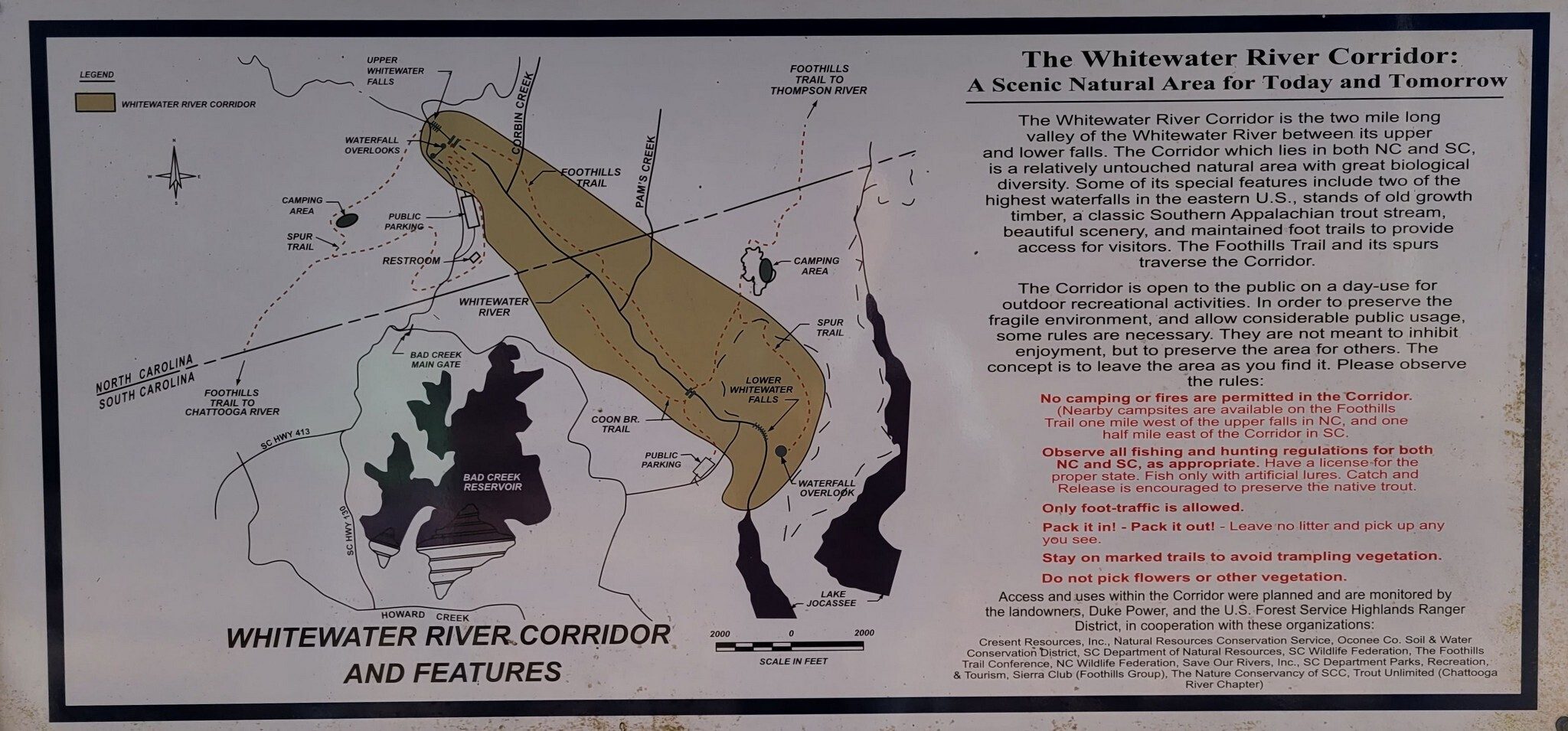 Interesting information about the Whitewater River Corridor.