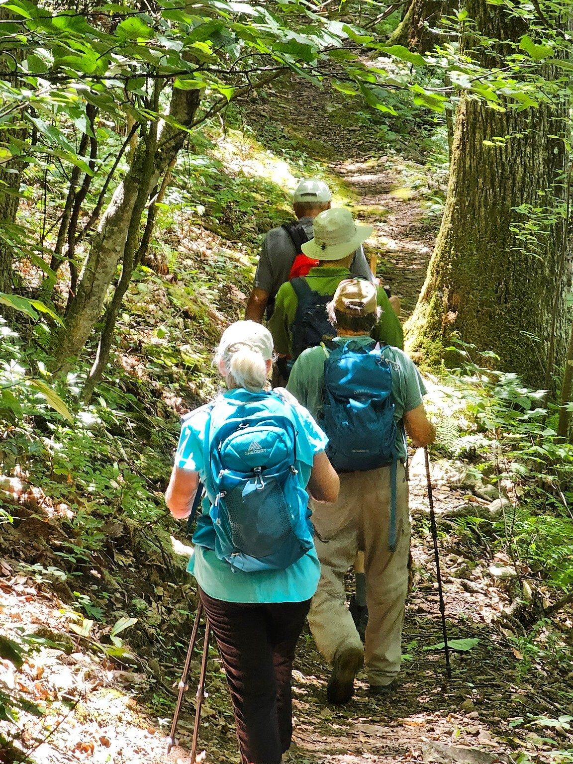 Toward the end of the hike.