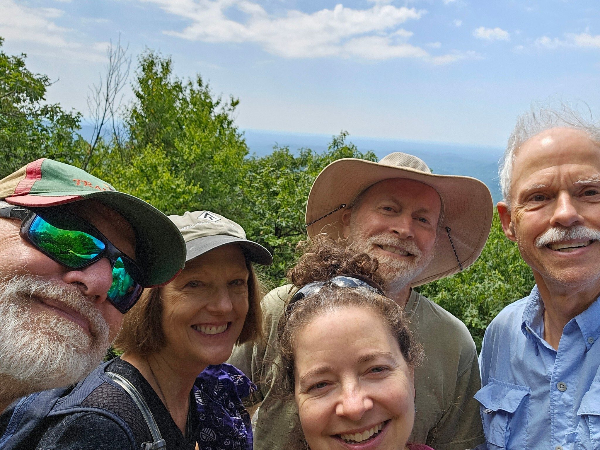 It's the "just down the trail" gang or let's play "hide and seek."