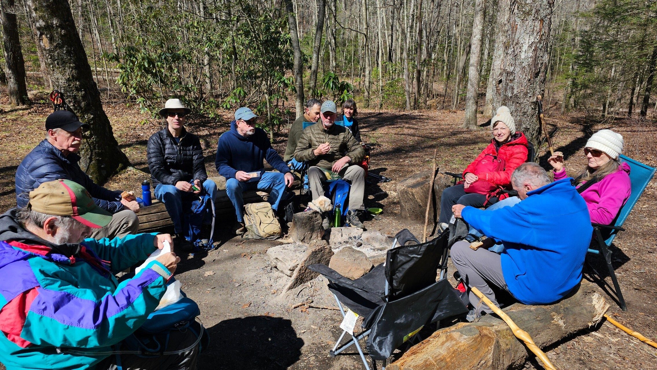 Lunchtime at Gooch Gap