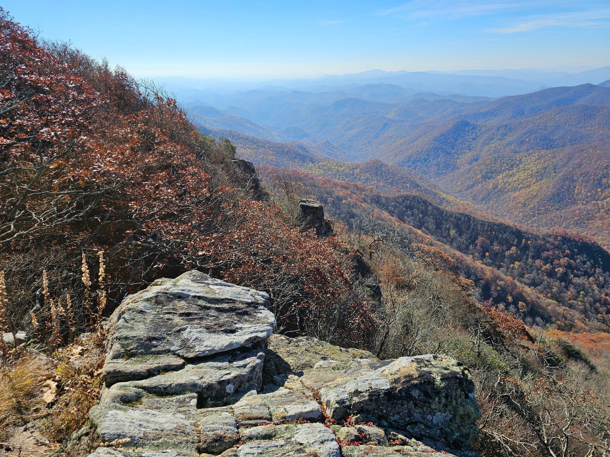 One more scenic views from Standing Indian, but from a large rock outcrop further down the trail.