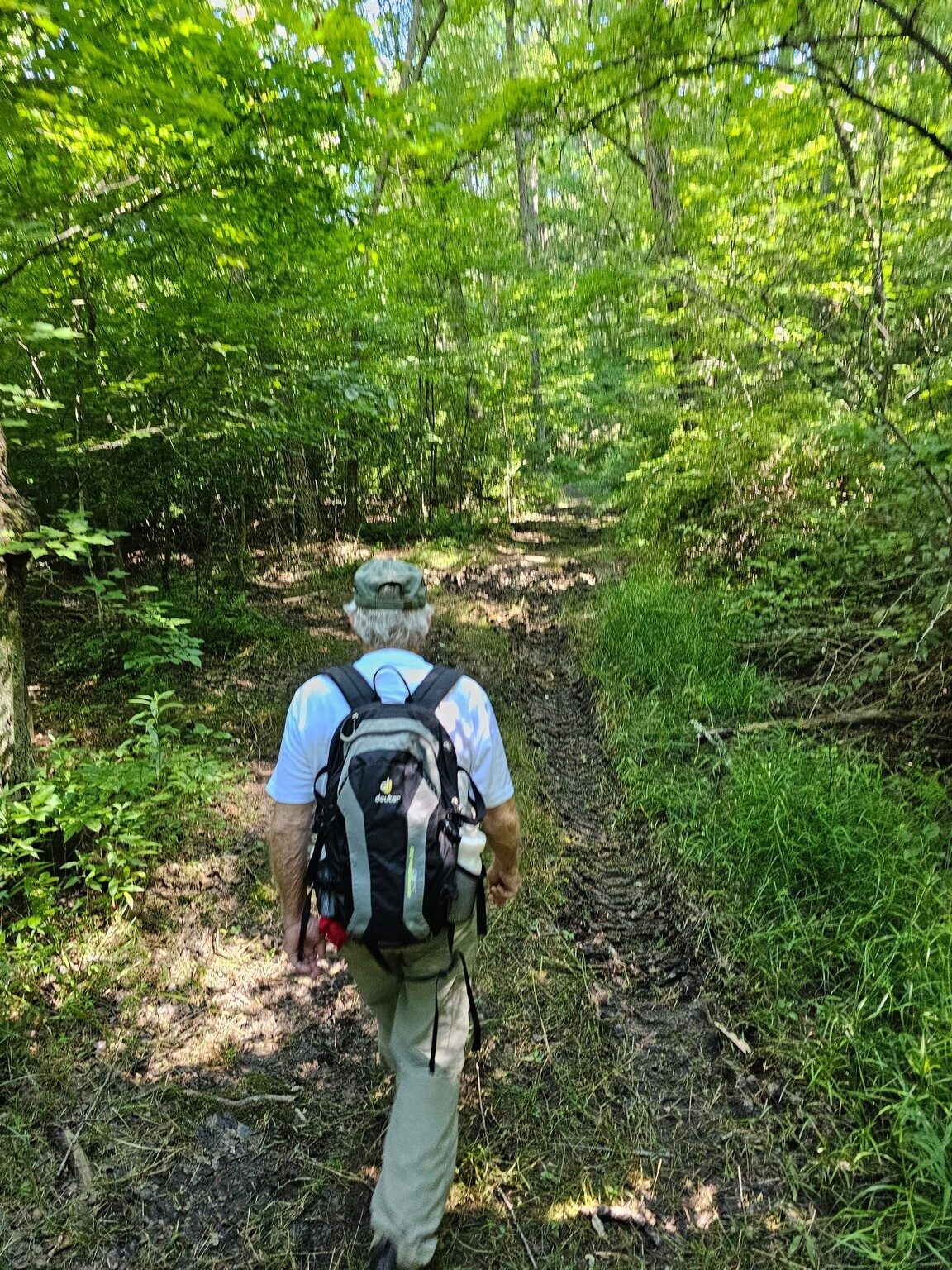 Vic takes the lead of this section of the trail.