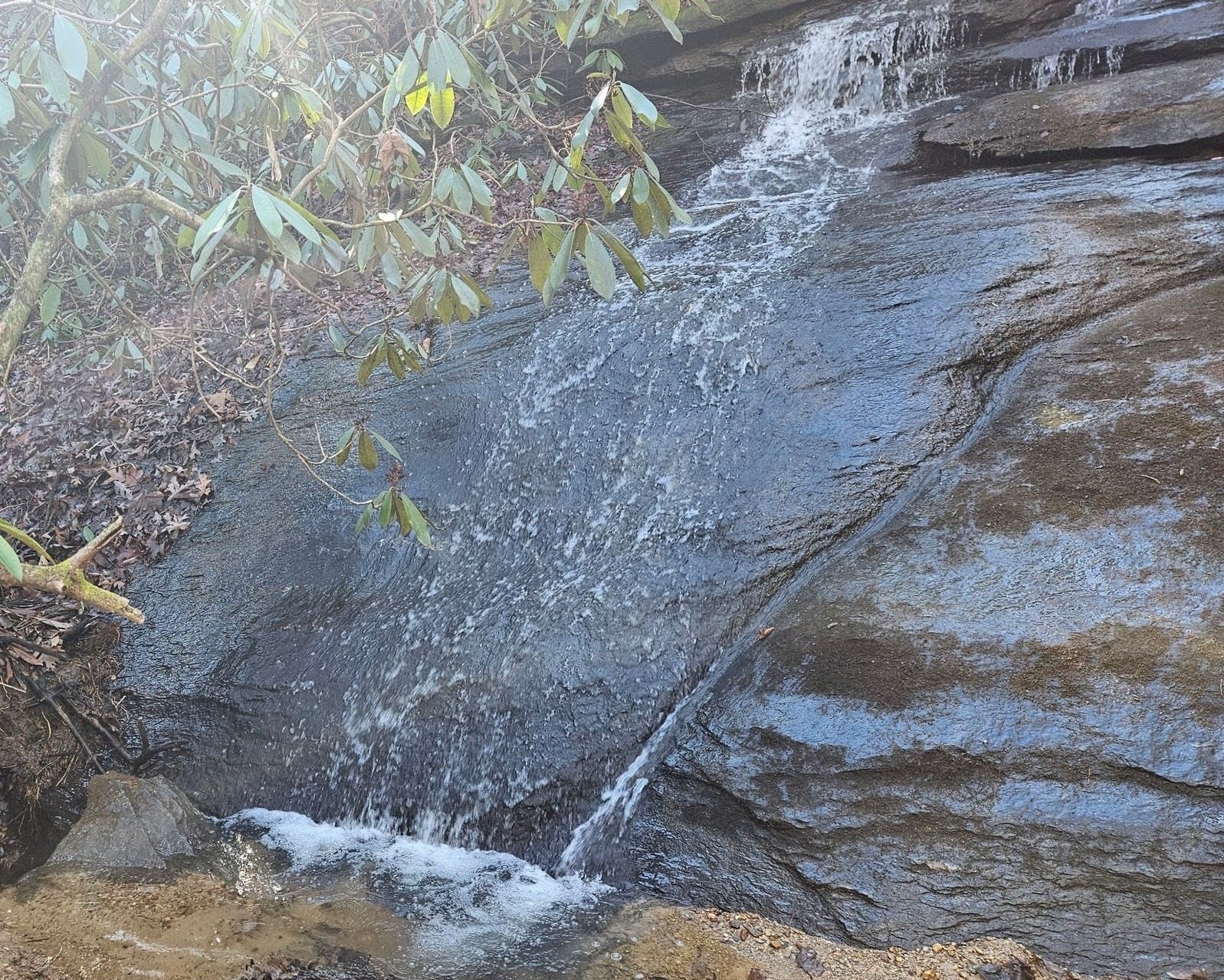 Disappearing Falls along the way. Photo by Don Pratt