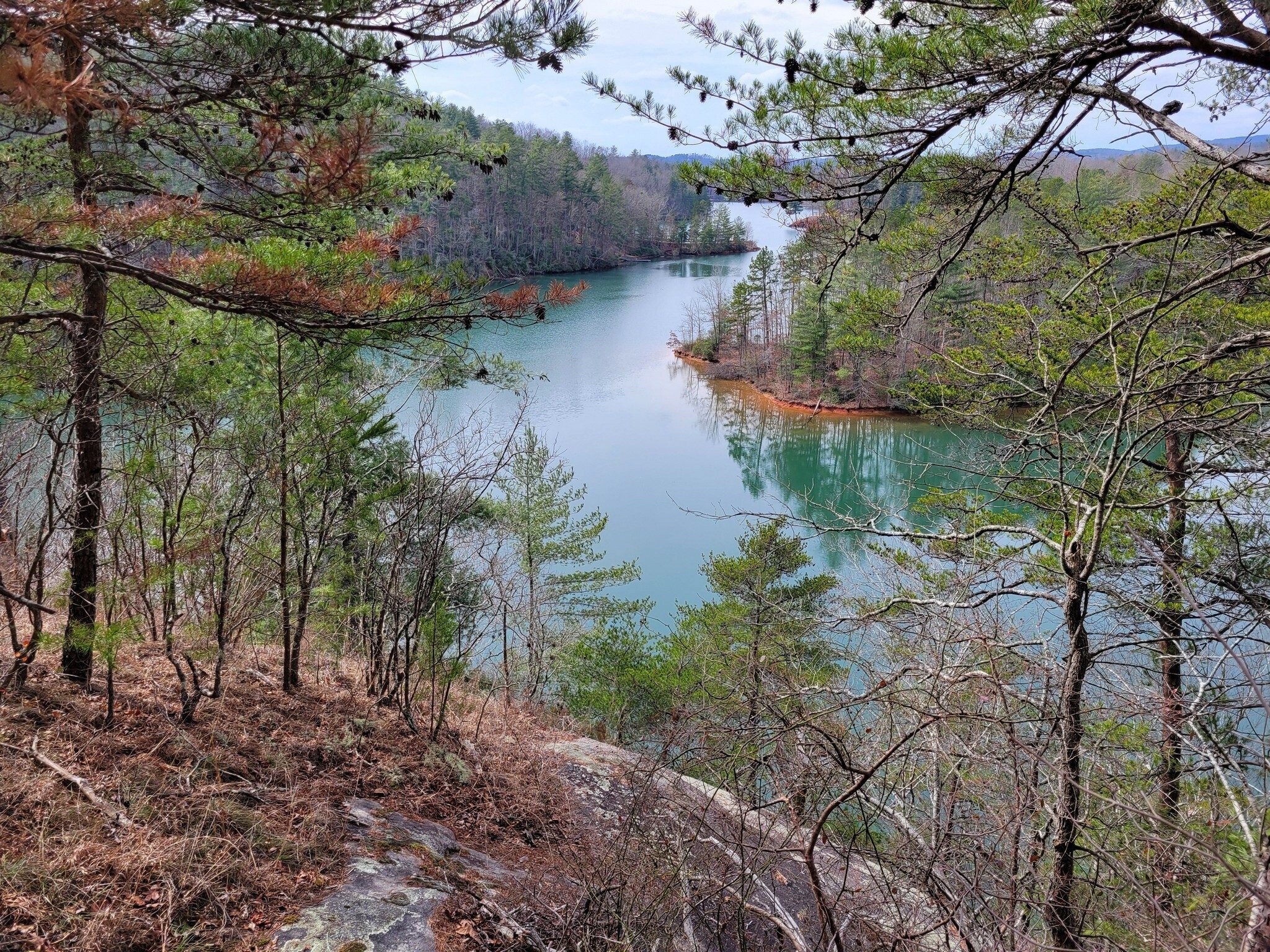 A parting view up Lake Keowee.