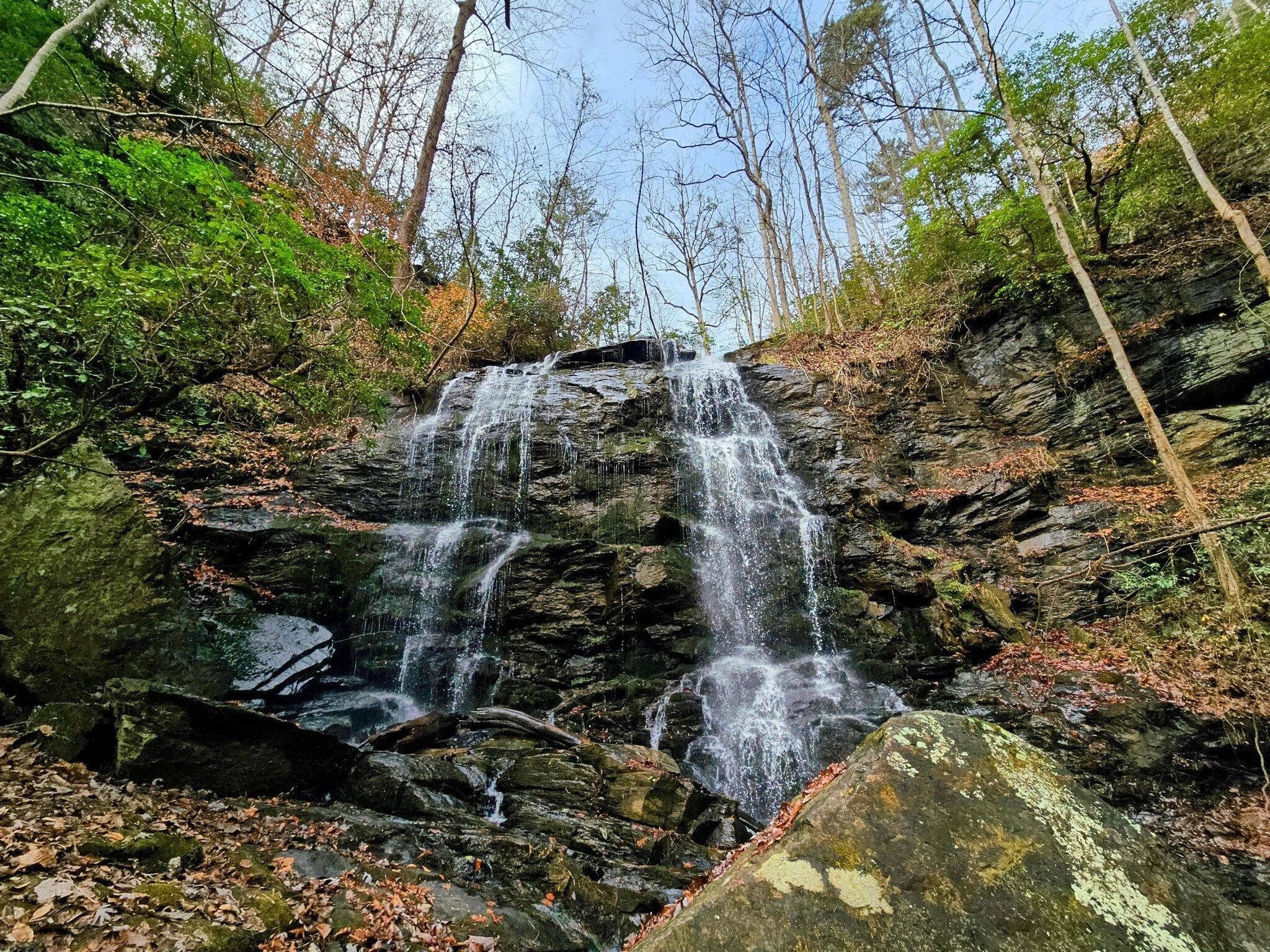 Another view of Tabor Falls