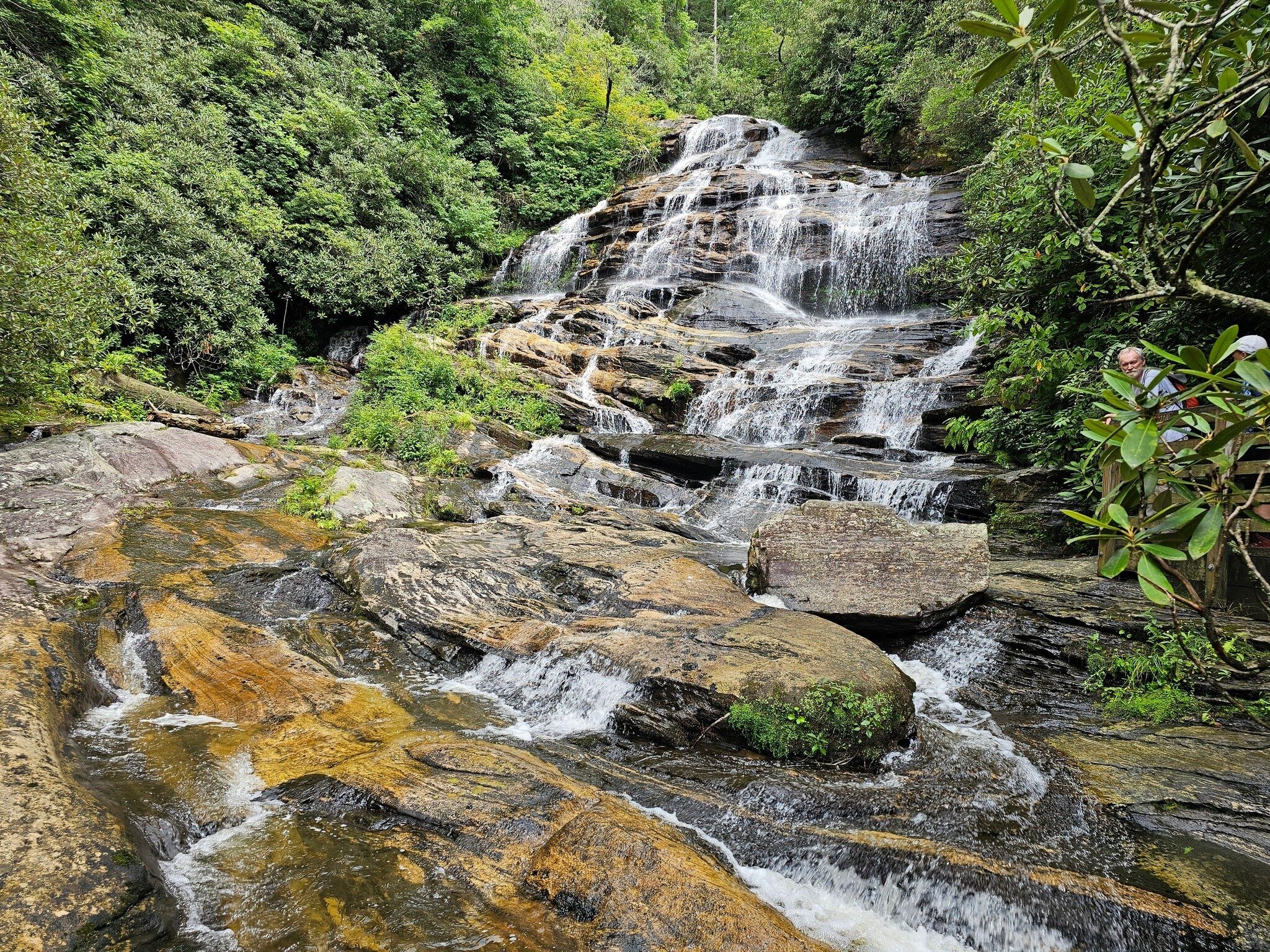 A view from the bottom of the 2nd Glen Falls.