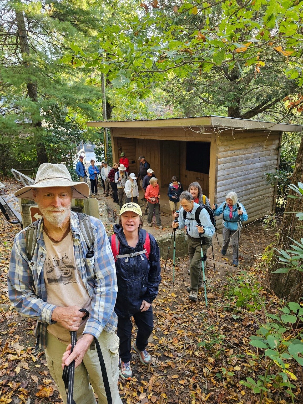 Headed up Springhouse Trail from the Trading Post.