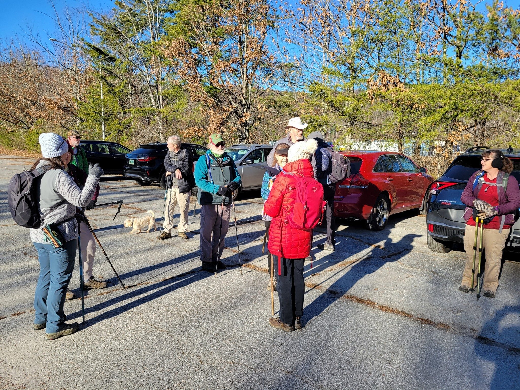 A cold start from the parking area.