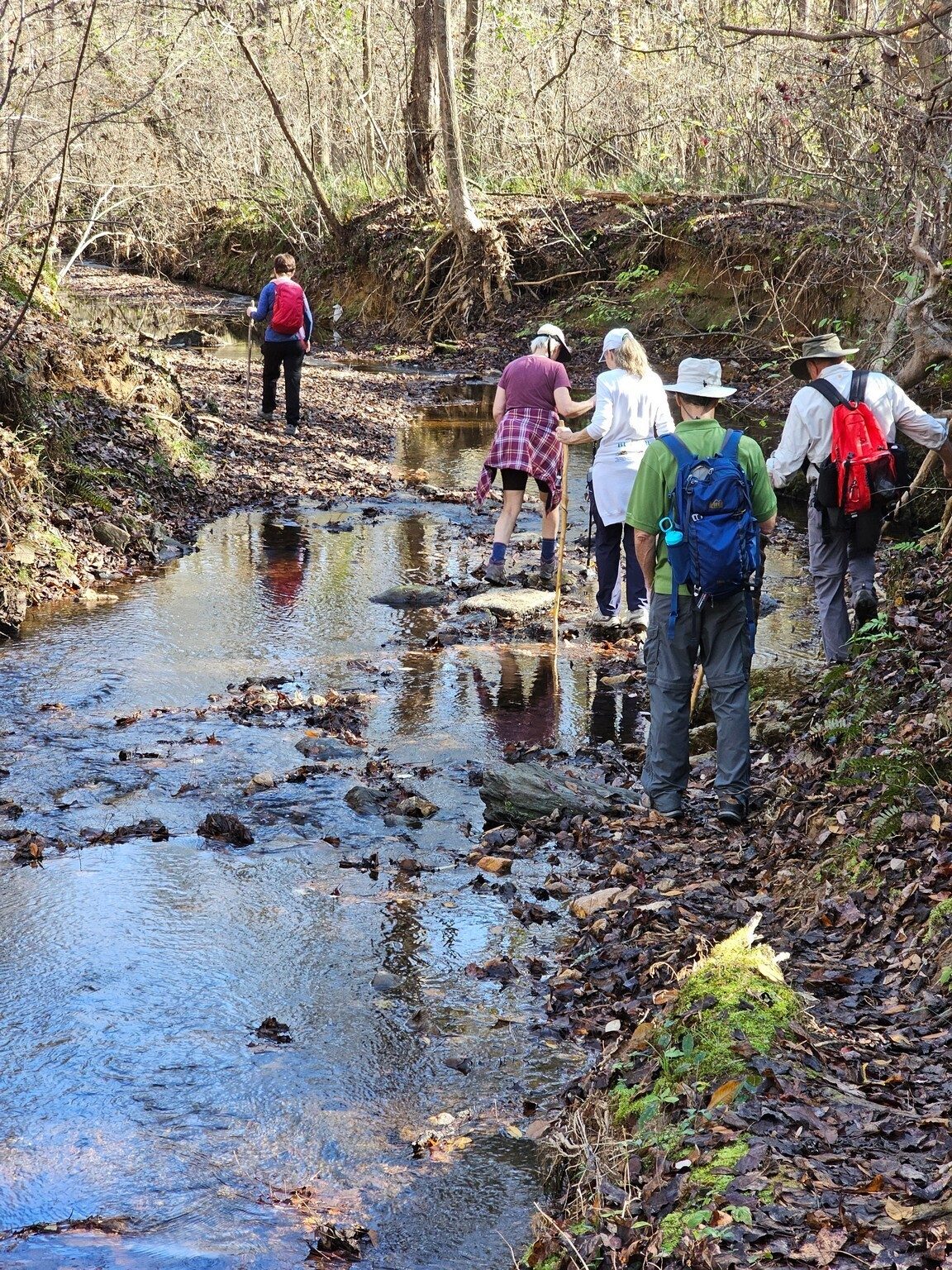 Oops, another stream crossing.  Not too bad.