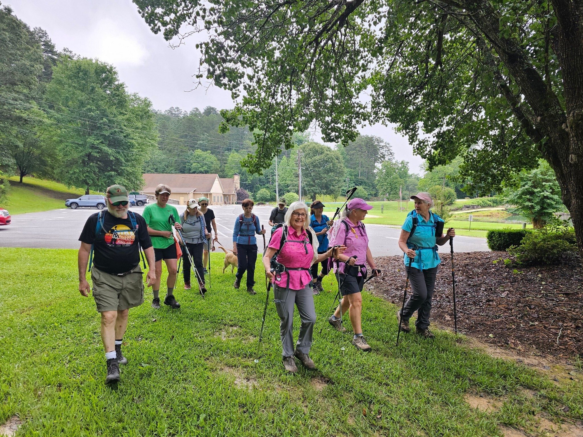 Headed to the trailhead.