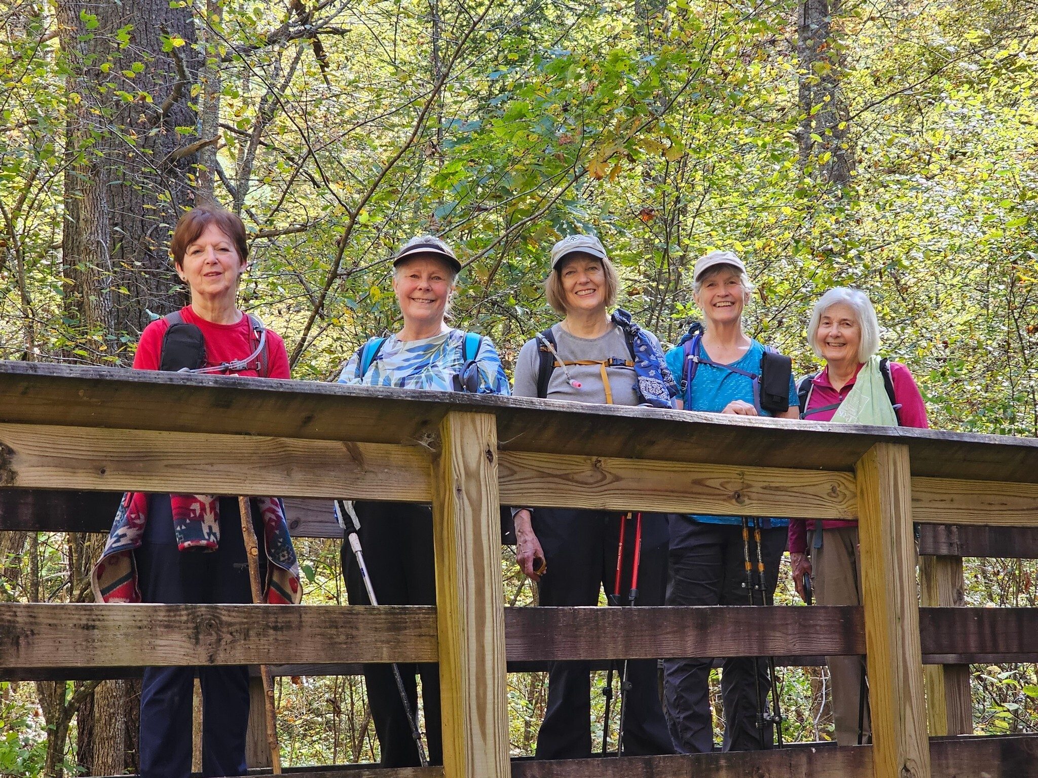 So what happened guys?  You missed a good hike with five beautiful lady hikers.
