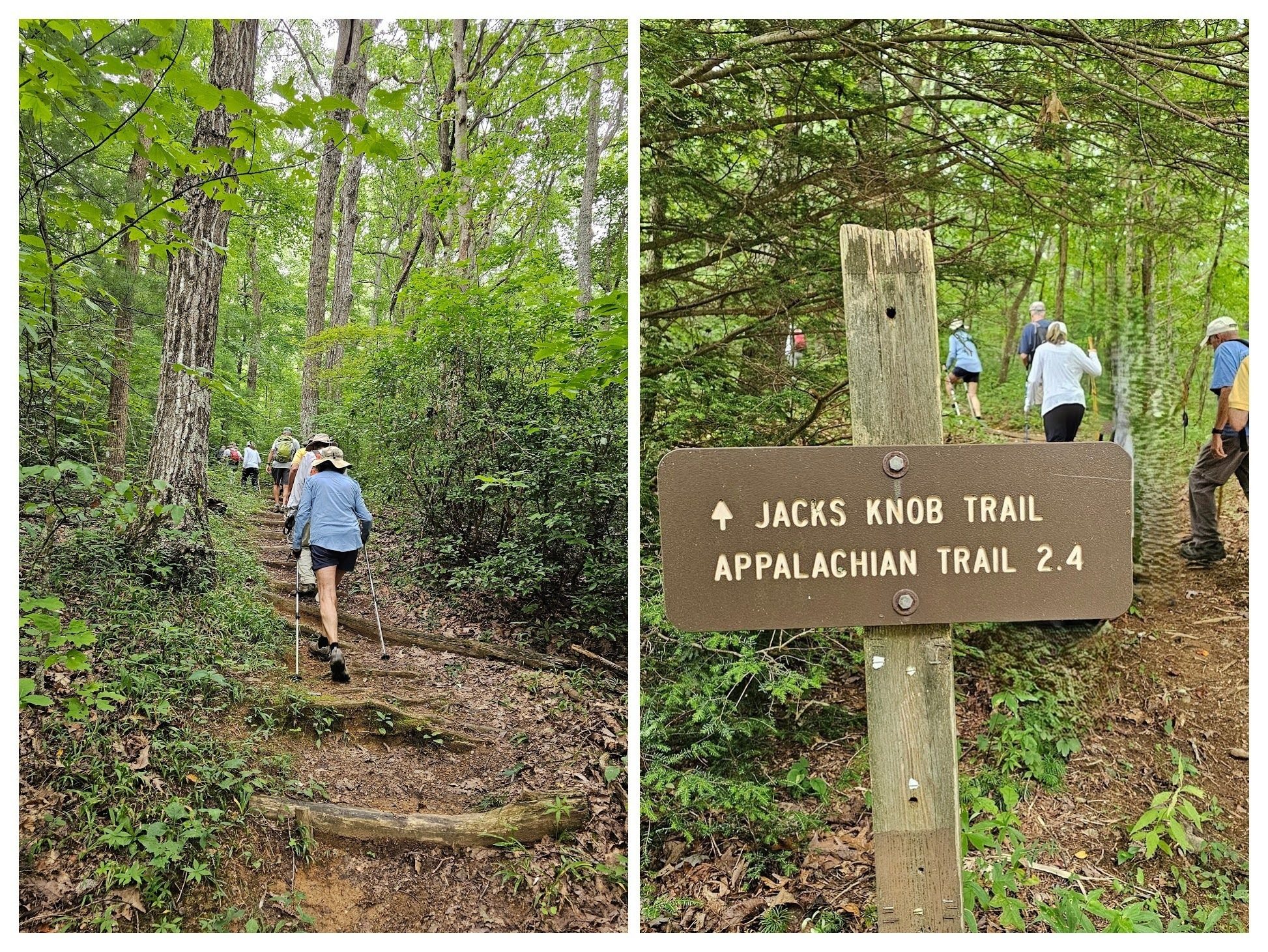 Not too far, but there are some short, steep climbs.