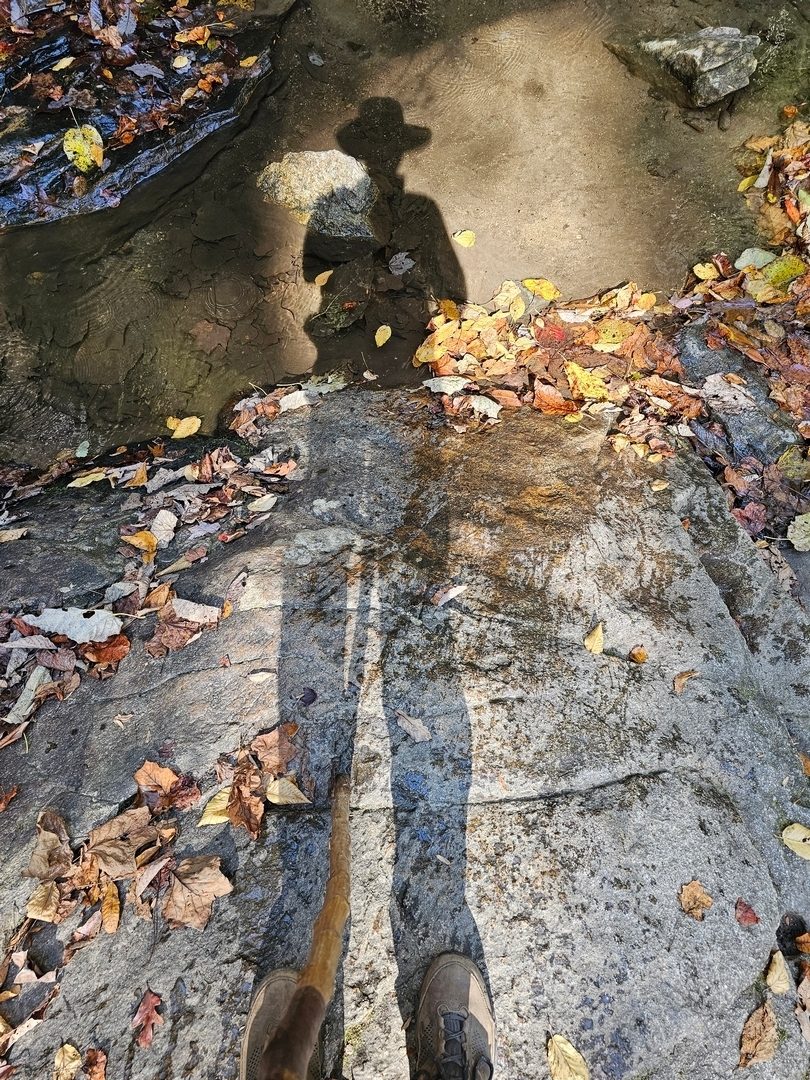 Someone is shadowing our hike.