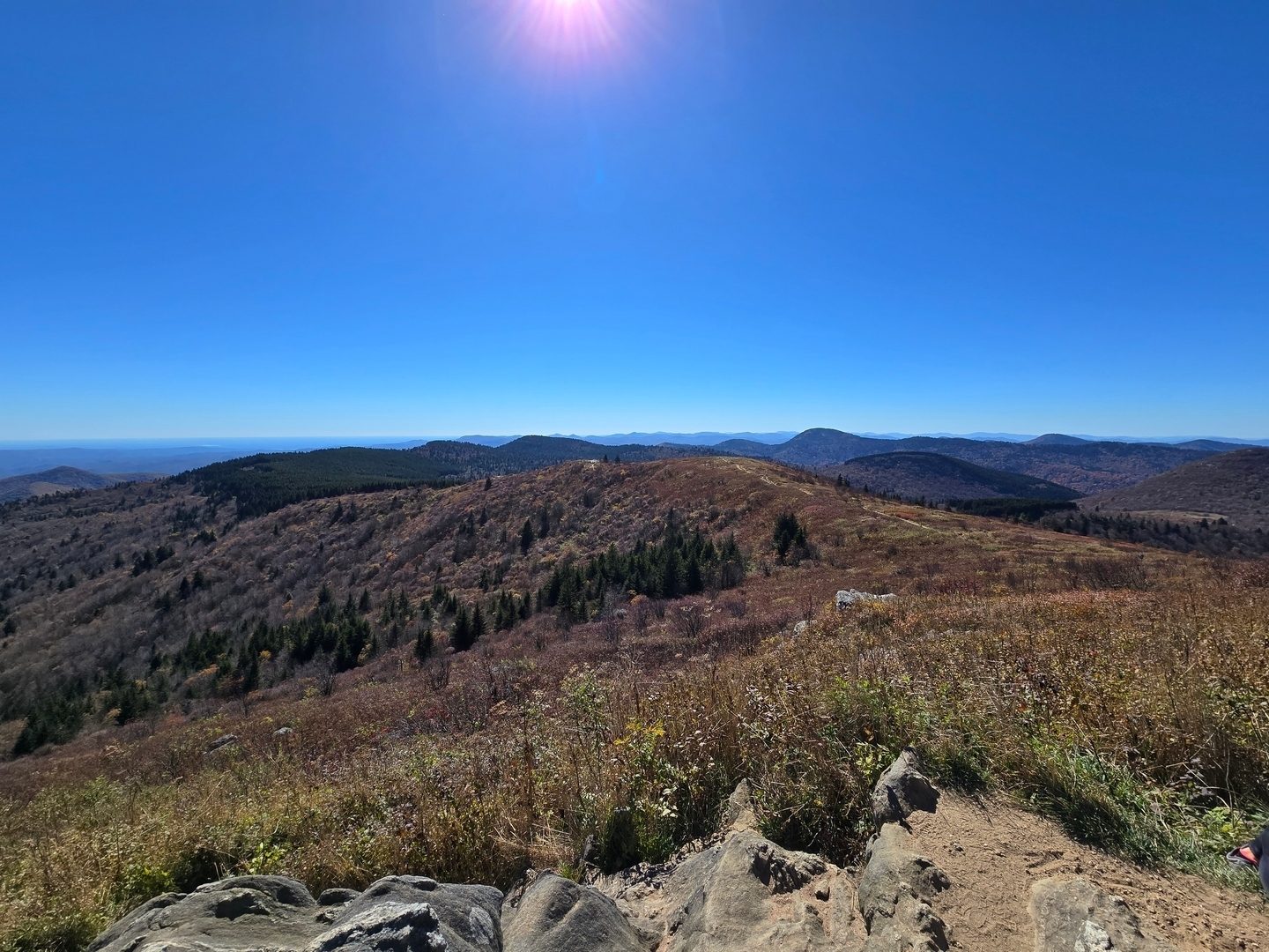 Another view to the southwest from Black Balsam.